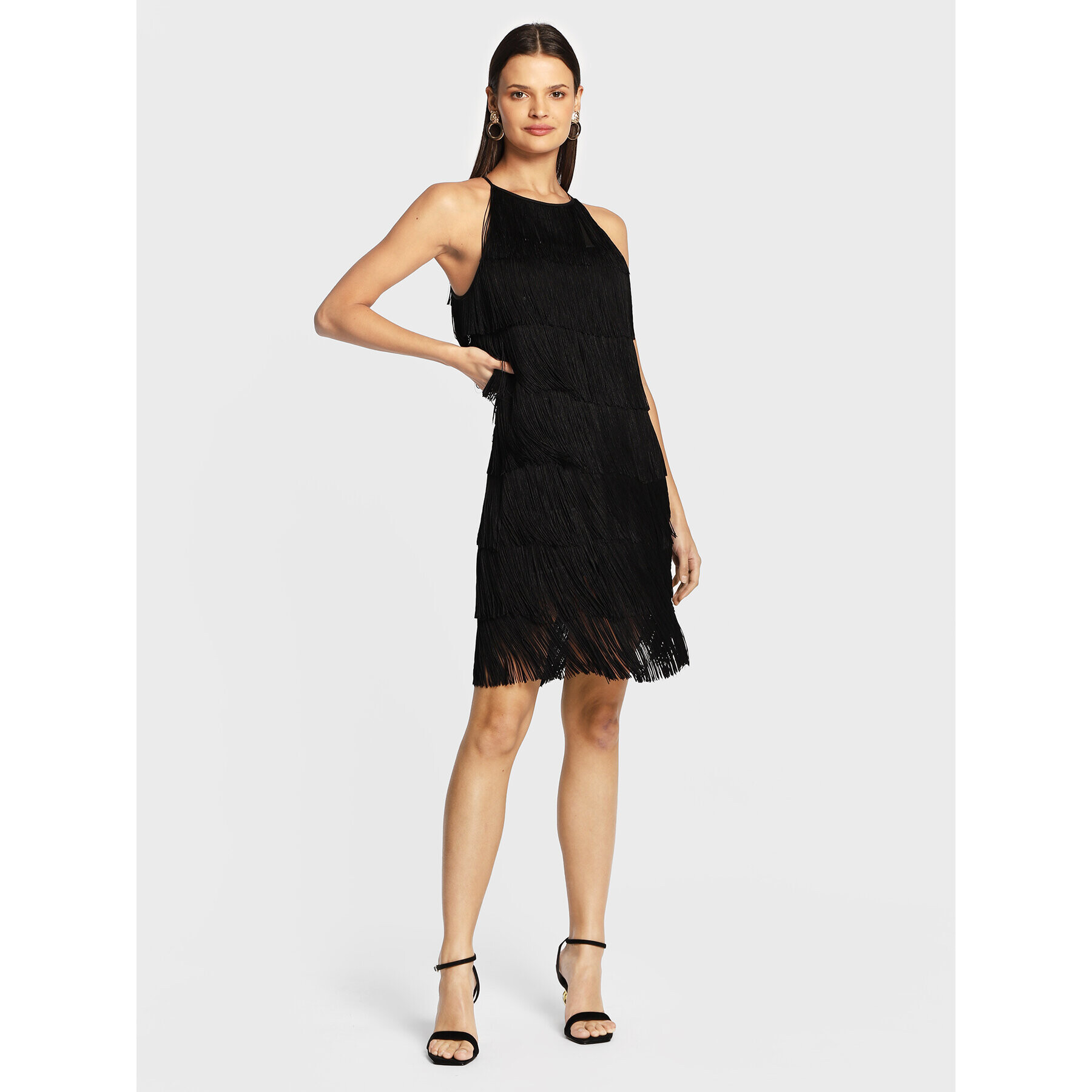 MICHAEL Michael Kors Rochie cocktail MF281A07R3 Negru Regular Fit - Pled.ro