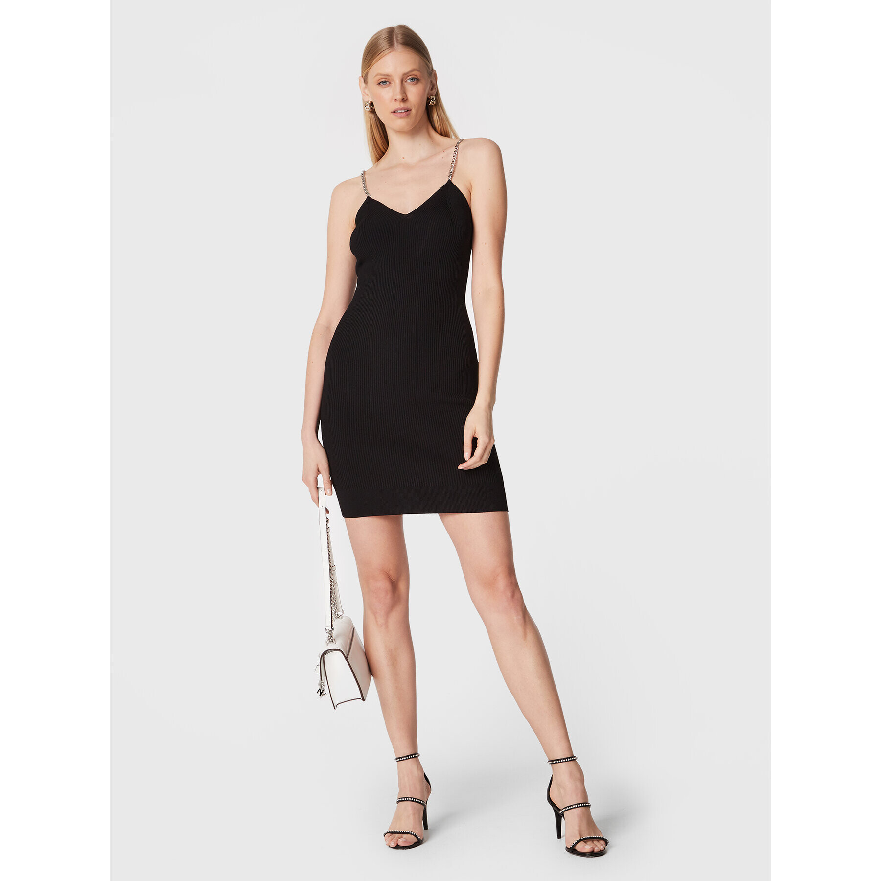 MICHAEL Michael Kors Rochie cocktail MF281D933D Negru Slim Fit - Pled.ro