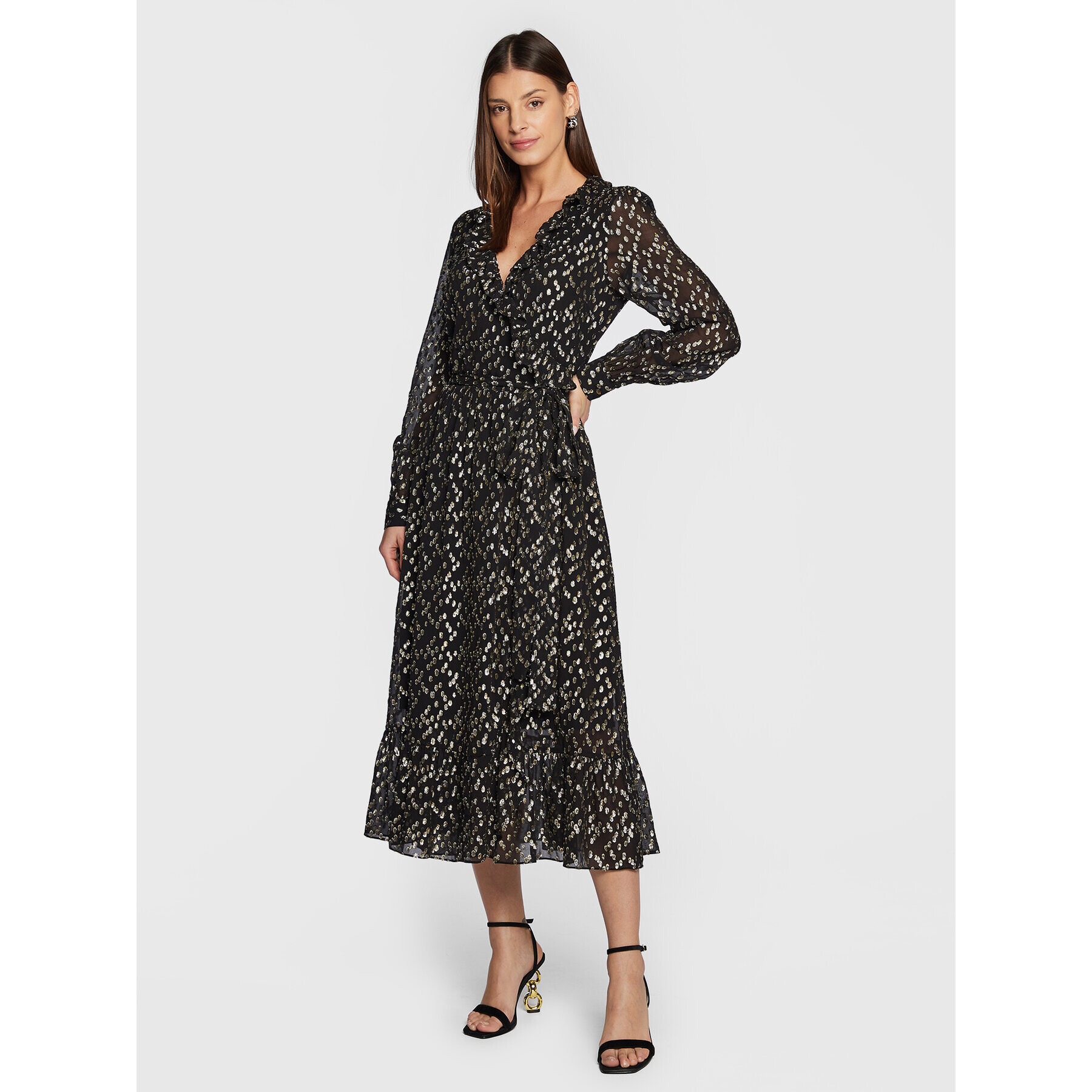 MICHAEL Michael Kors Rochie cocktail MF28Y8Z6MT Negru Regular Fit - Pled.ro