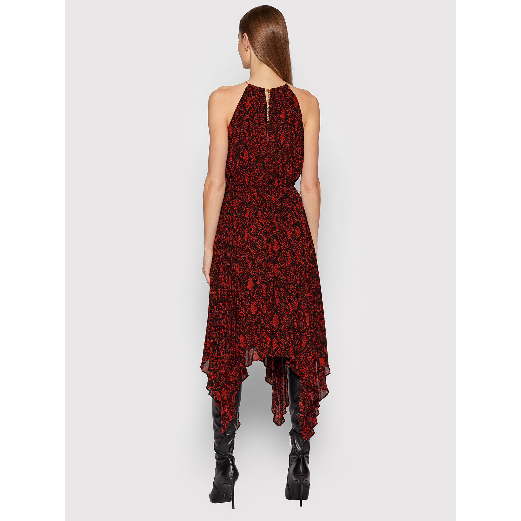 MICHAEL Michael Kors Rochie cocktail MH18ZY83VY Roșu Regular Fit - Pled.ro