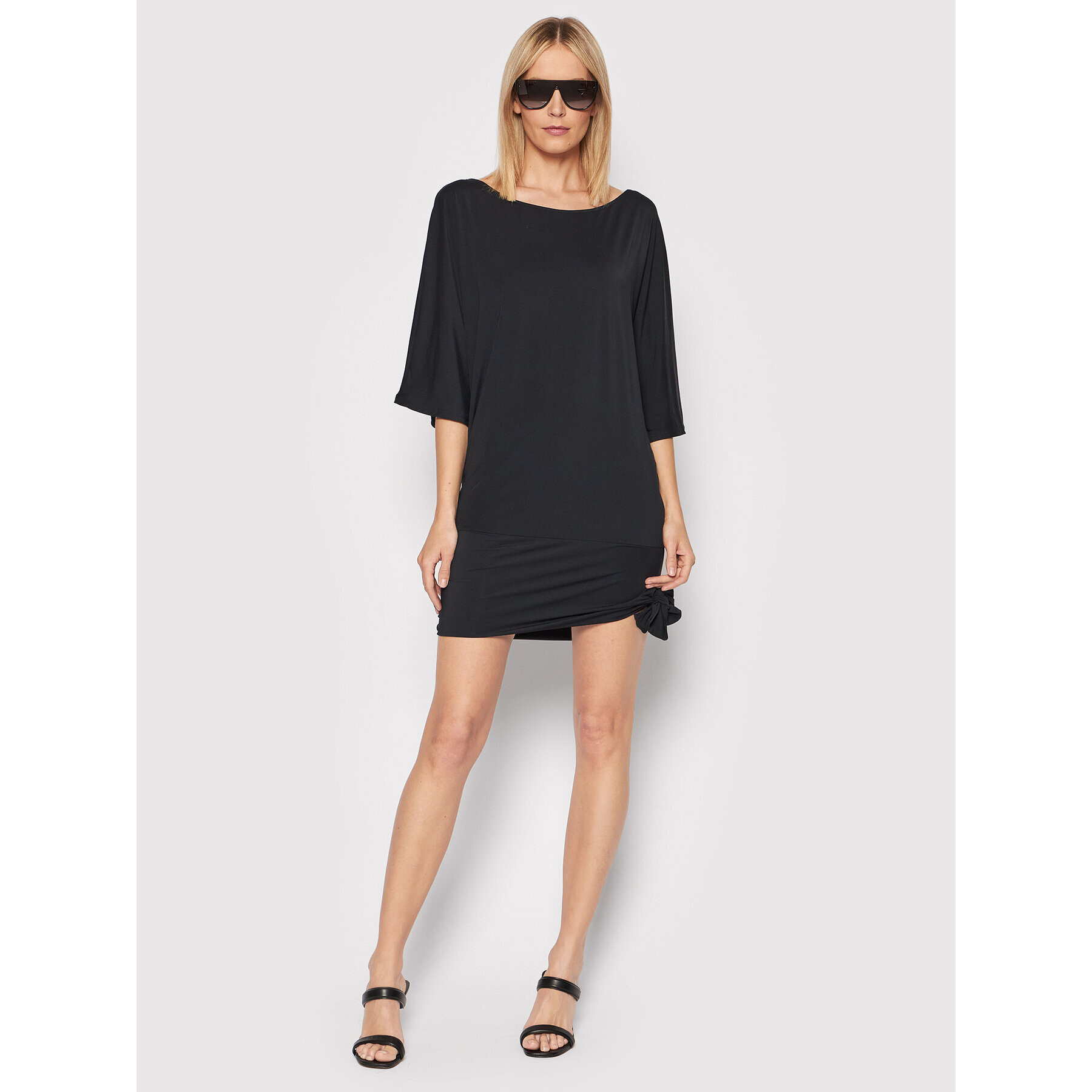 MICHAEL Michael Kors Rochie de plajă MM7M749 Negru Relaxed Fit - Pled.ro