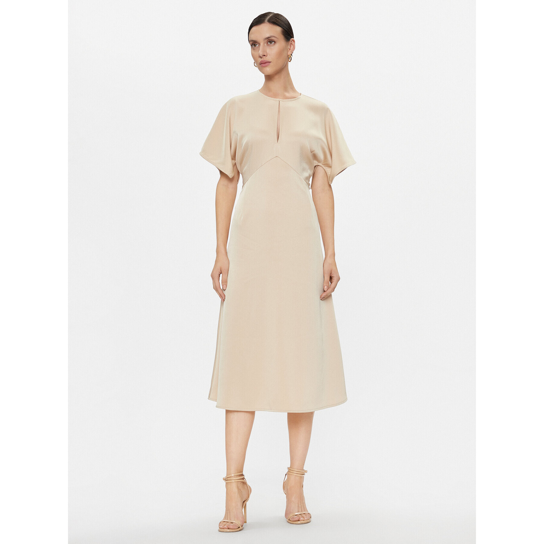 MICHAEL Michael Kors Rochie de zi MF381OI99G Bej Regular Fit - Pled.ro