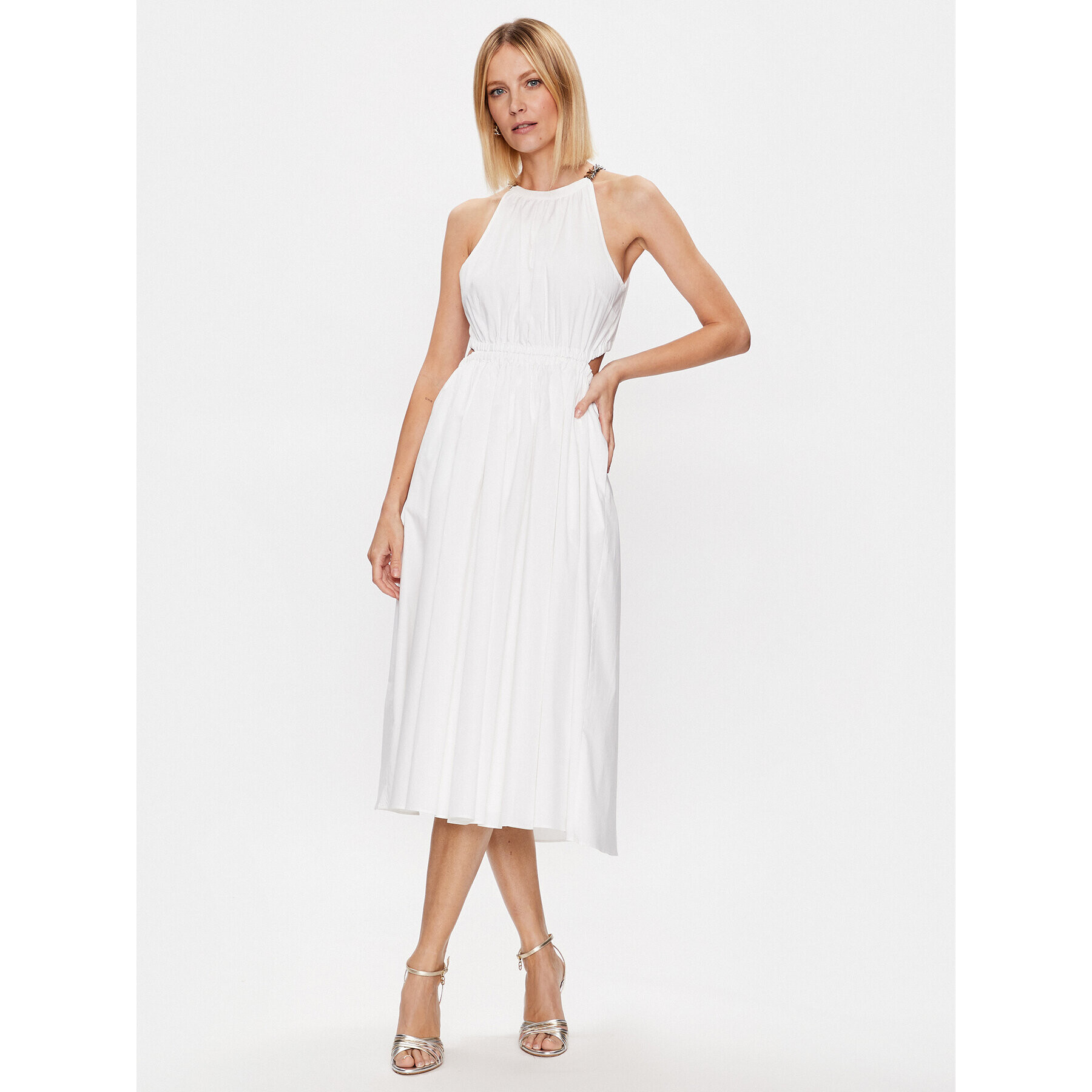 MICHAEL Michael Kors Rochie de zi MS28182F4C Alb Regular Fit - Pled.ro