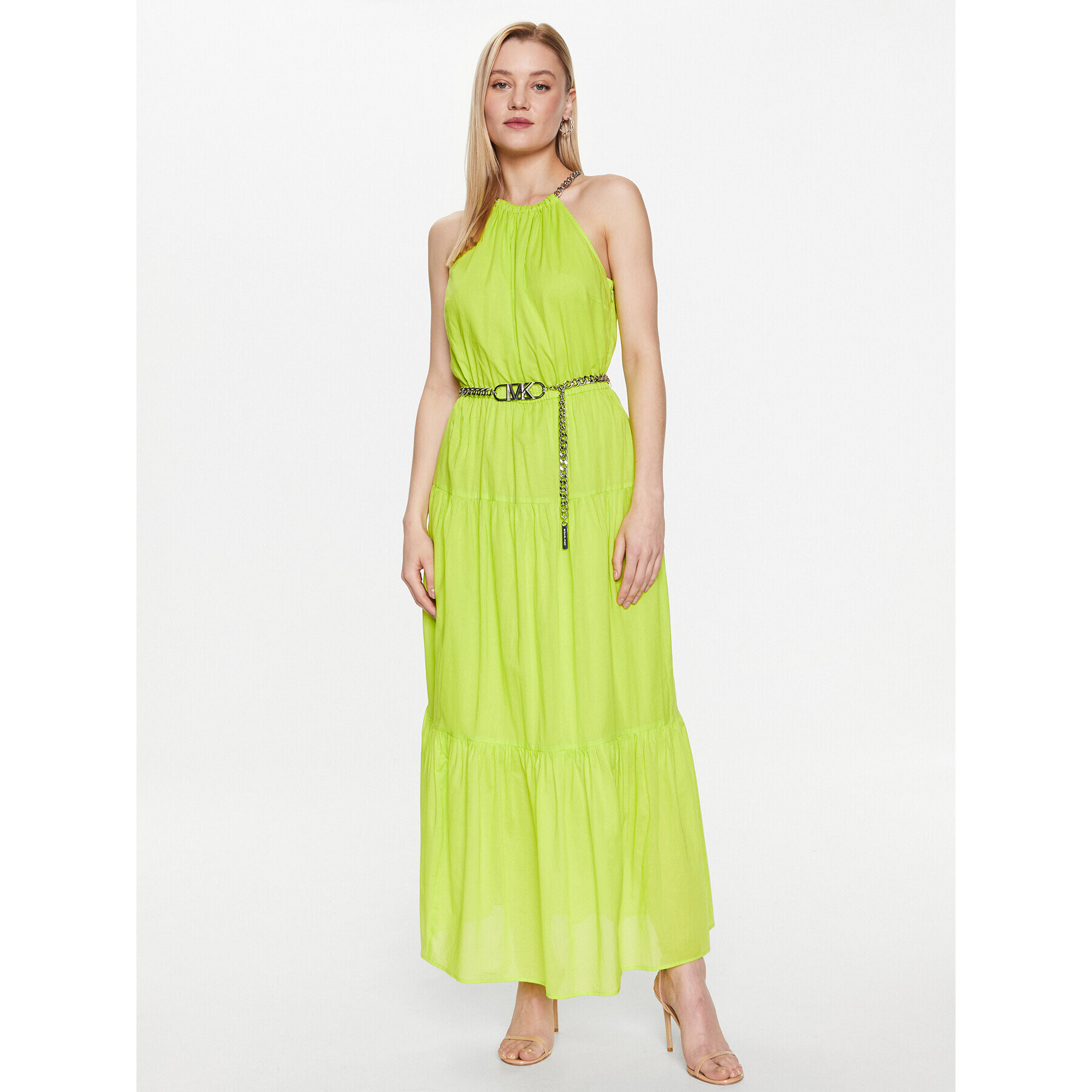 MICHAEL Michael Kors Rochie de zi MS381P04YJ Verde Regular Fit - Pled.ro