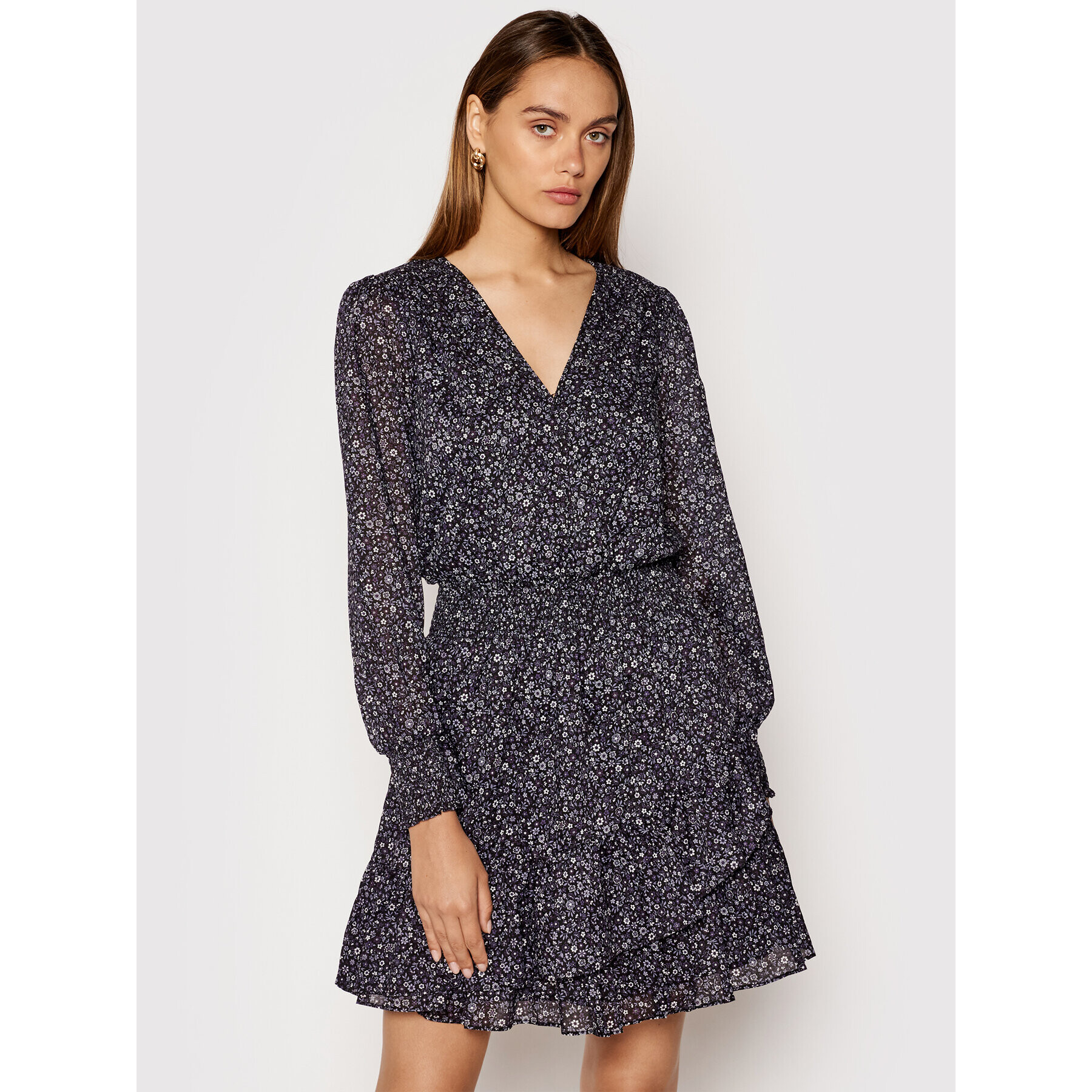 MICHAEL Michael Kors Rochie de zi MU18XEY2DJ Bleumarin Regular Fit - Pled.ro