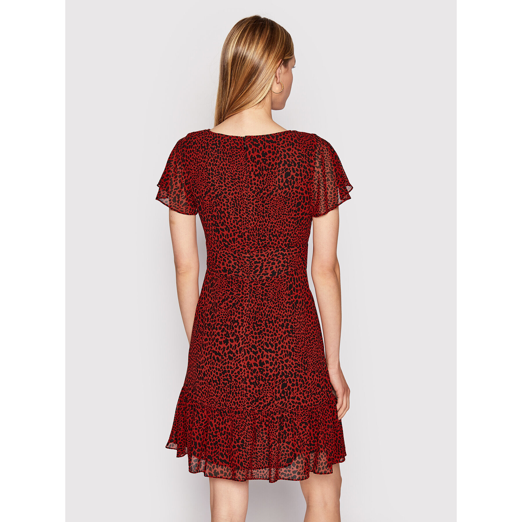 MICHAEL Michael Kors Rochie de zi MU2814Y6G4 Roșu Regular Fit - Pled.ro