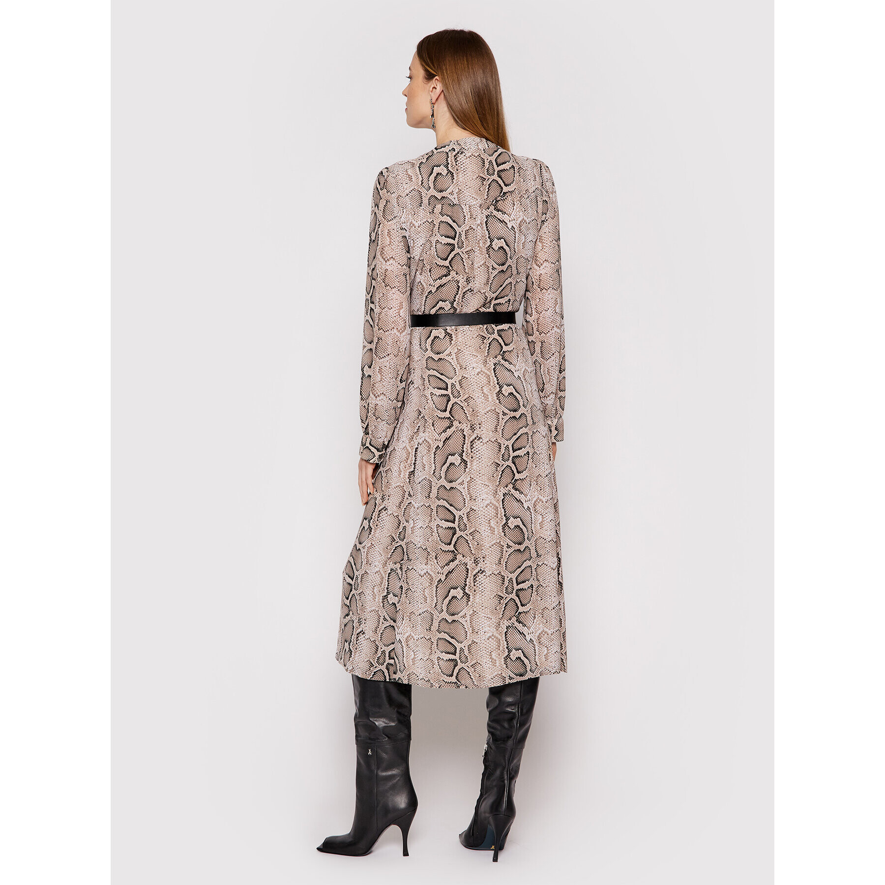 MICHAEL Michael Kors Rochie tip cămașă MU18Y462DR Maro Regular Fit - Pled.ro