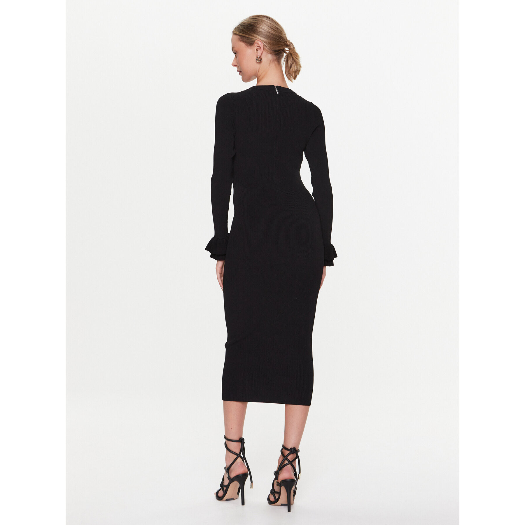 MICHAEL Michael Kors Rochie tricotată MF281EM33D Negru Slim Fit - Pled.ro