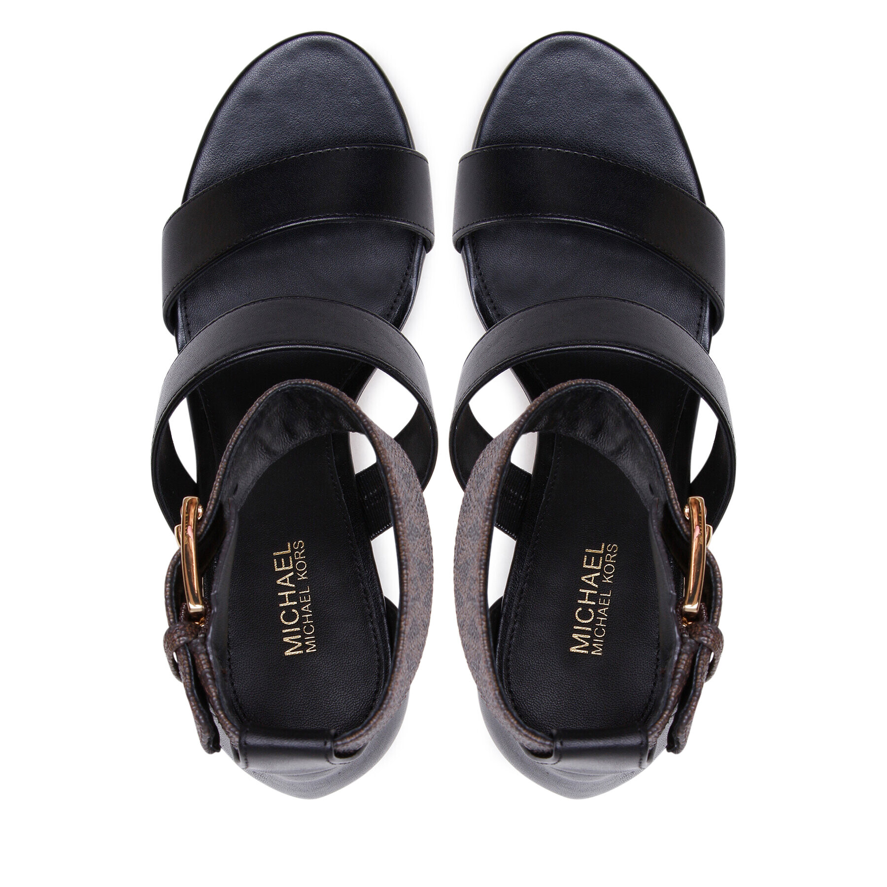 MICHAEL Michael Kors Sandale Amal Sandal 40F2AMHS3L Negru - Pled.ro