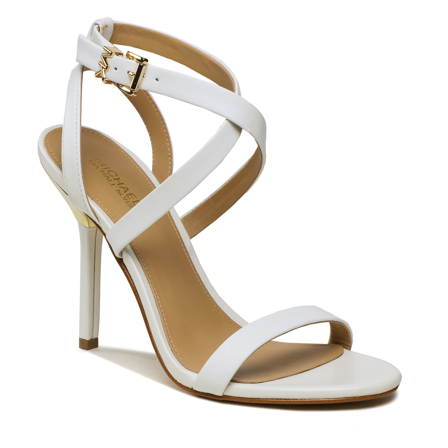 MICHAEL Michael Kors Sandale Asha Sandal 40S3ASHS1L Alb - Pled.ro