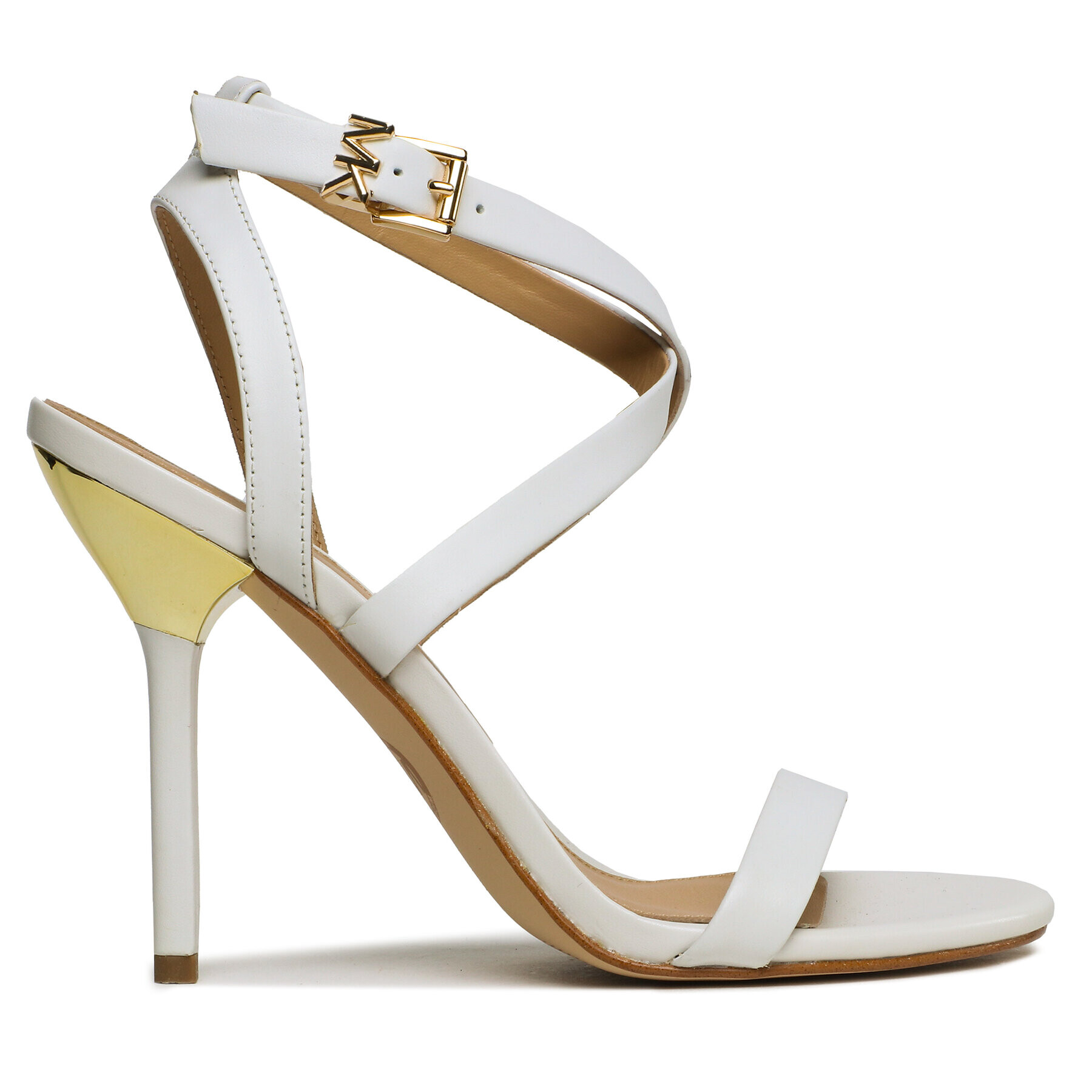 MICHAEL Michael Kors Sandale Asha Sandal 40S3ASHS1L Alb - Pled.ro