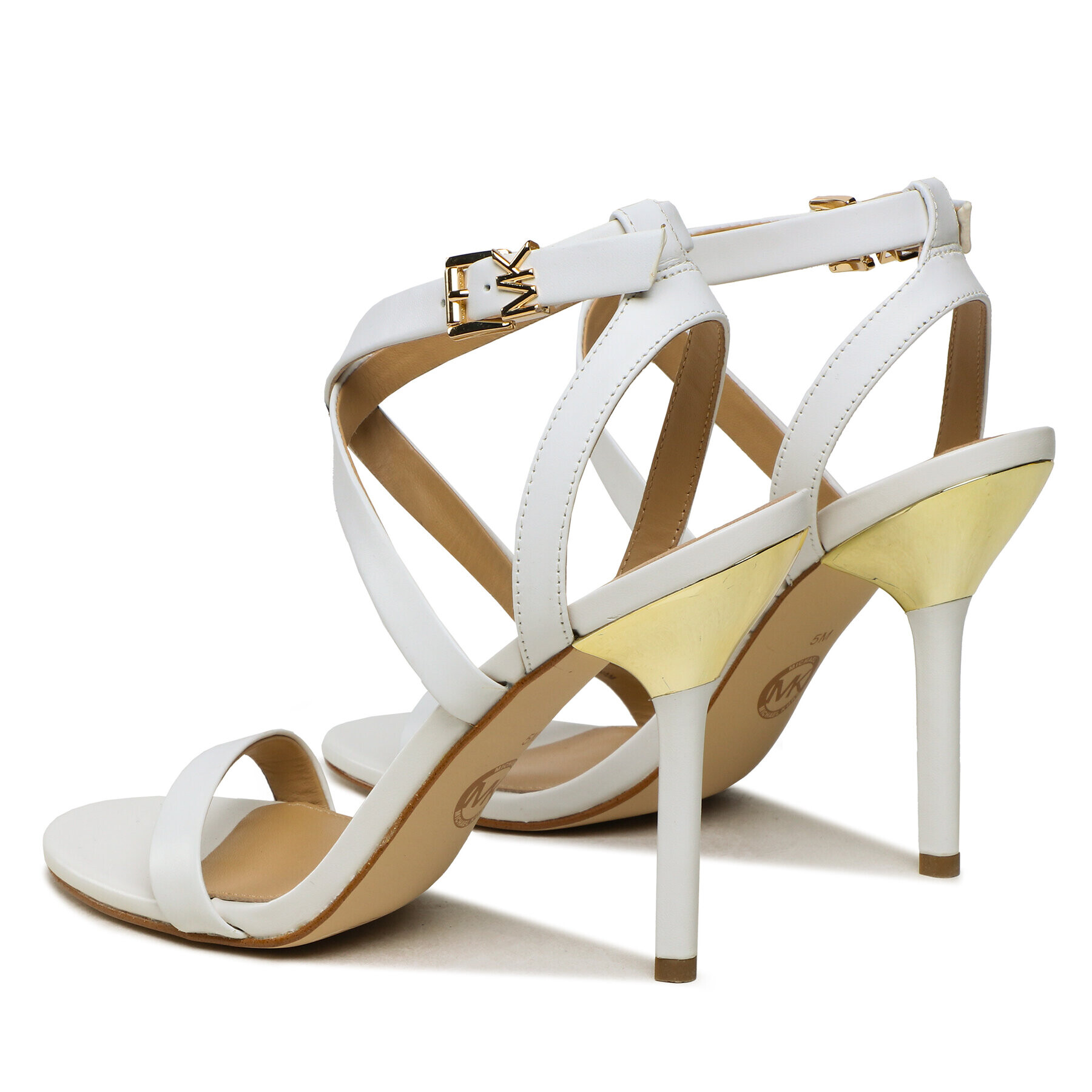 MICHAEL Michael Kors Sandale Asha Sandal 40S3ASHS1L Alb - Pled.ro