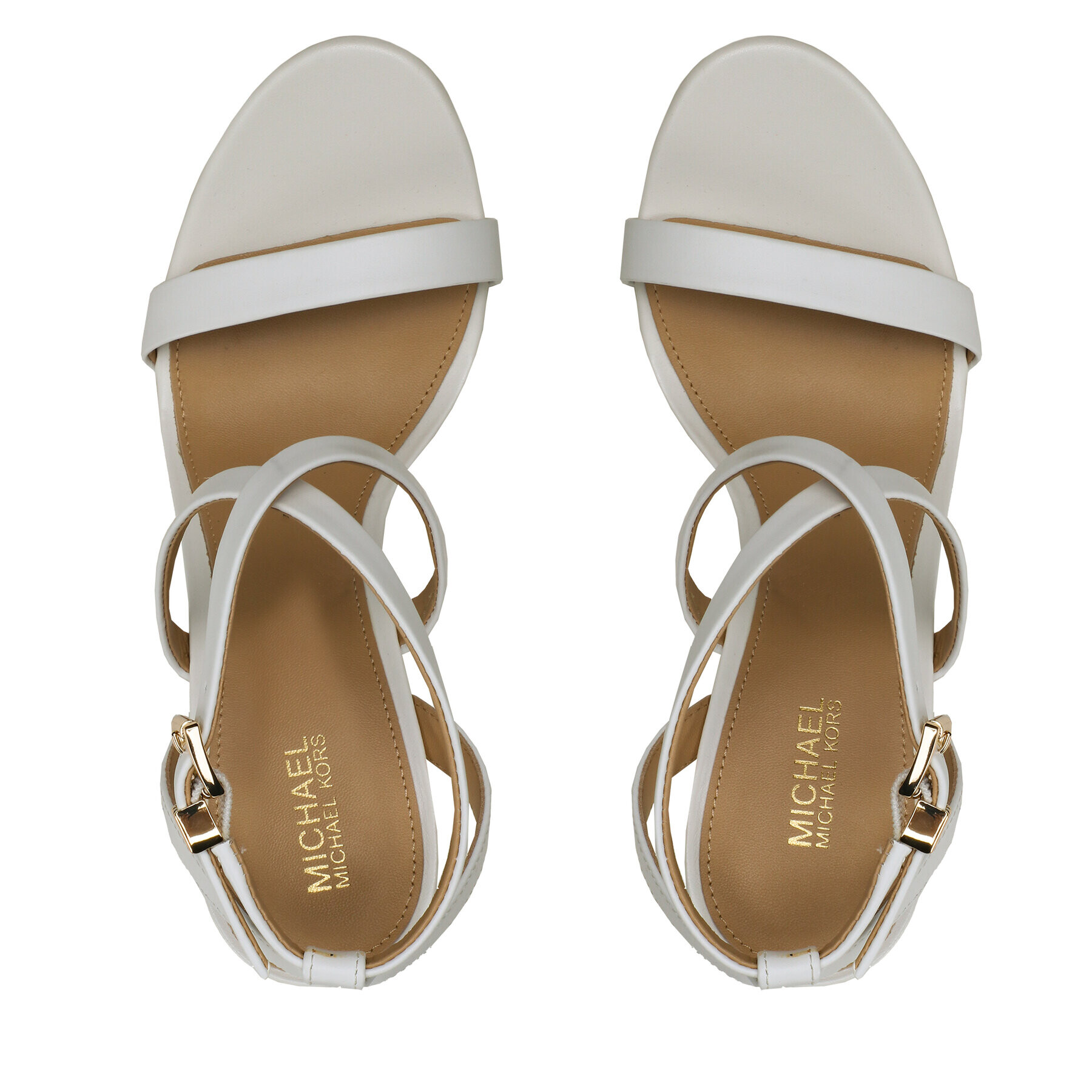 MICHAEL Michael Kors Sandale Asha Sandal 40S3ASHS1L Alb - Pled.ro