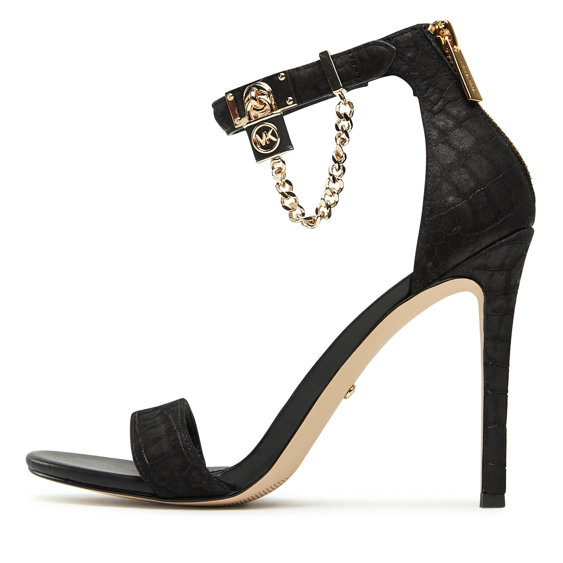 MICHAEL Michael Kors Sandale Hamilton Heeled Sandal 40F3HAHS1E Negru - Pled.ro