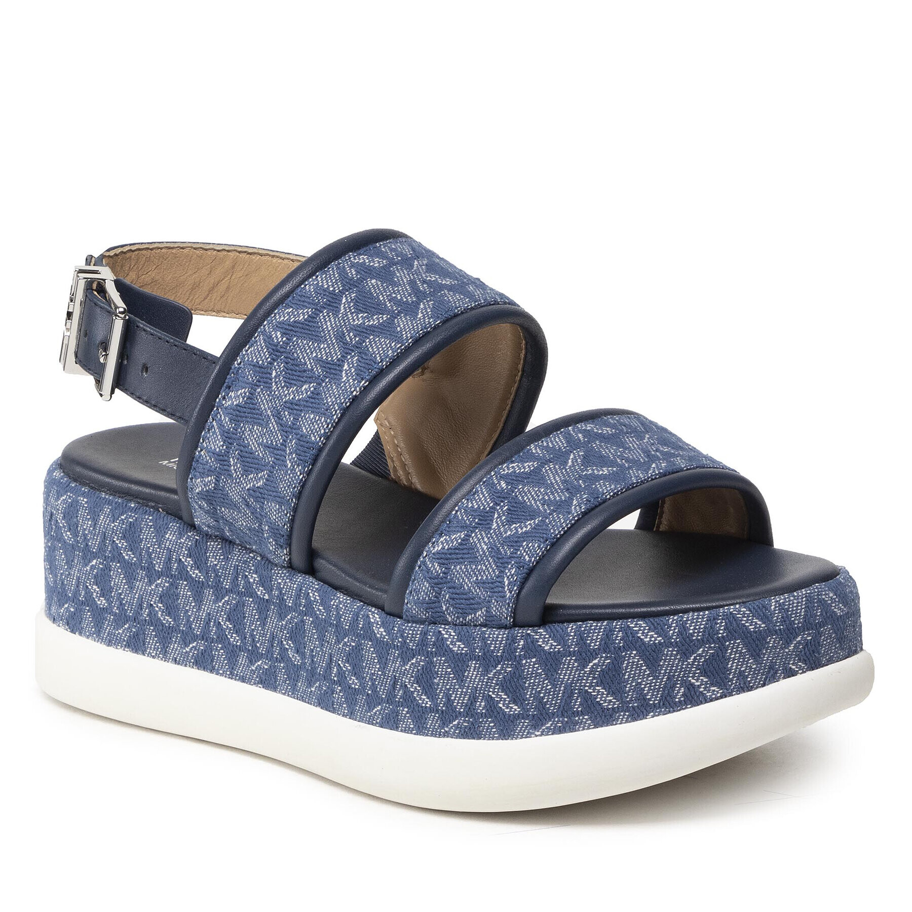 MICHAEL Michael Kors Sandale Presley Platform Sandal 40S2PRFA1Y Bleumarin - Pled.ro