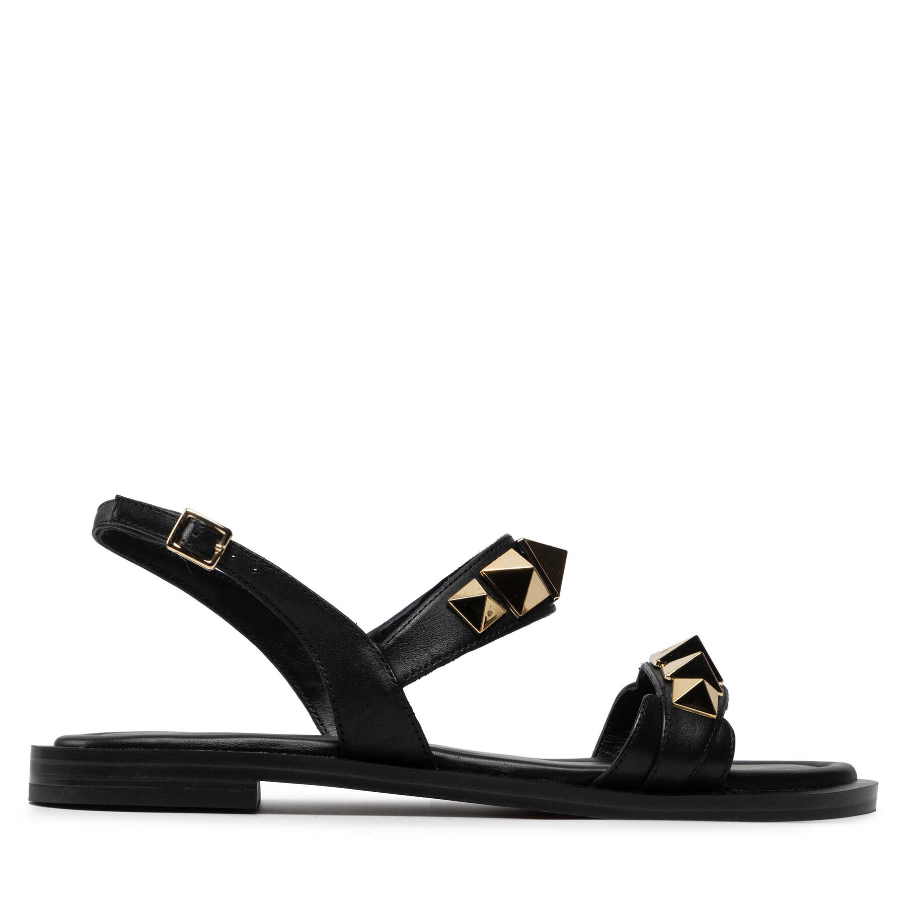 MICHAEL Michael Kors Sandale Wren Flat Sandal 40S2WRFA1L Negru - Pled.ro