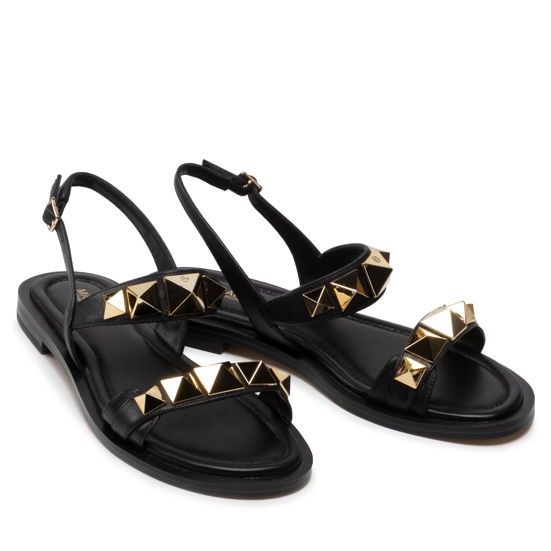 MICHAEL Michael Kors Sandale Wren Flat Sandal 40S2WRFA1L Negru - Pled.ro