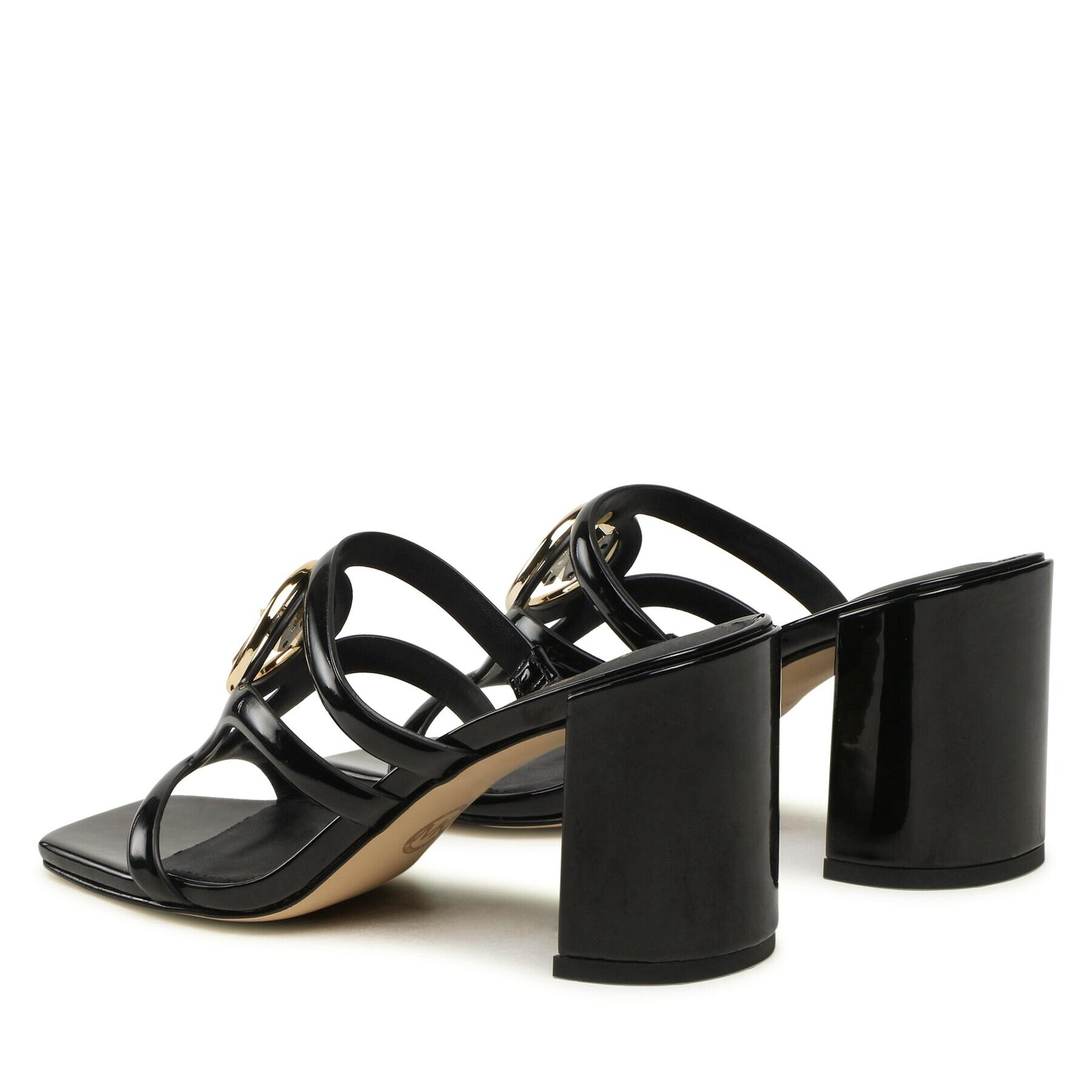 MICHAEL Michael Kors Șlapi Hampton Mid Sandal 40S3HMMS1A Negru - Pled.ro