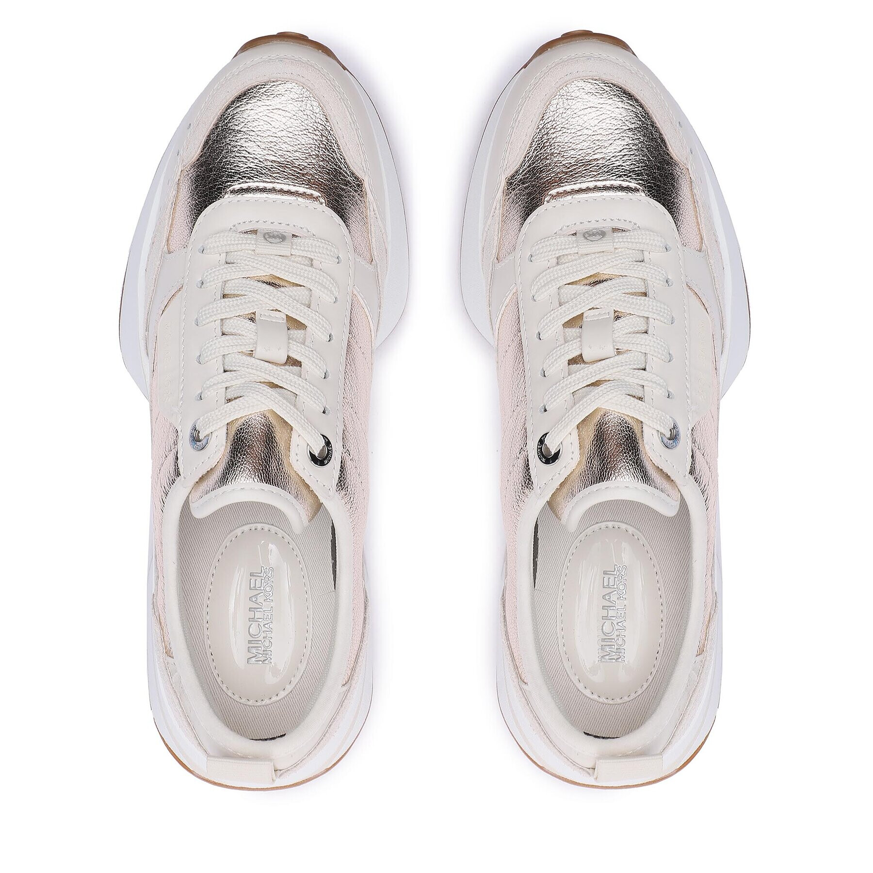 MICHAEL Michael Kors Sneakers Flynn Trainer 43F3FYFS1M Écru - Pled.ro