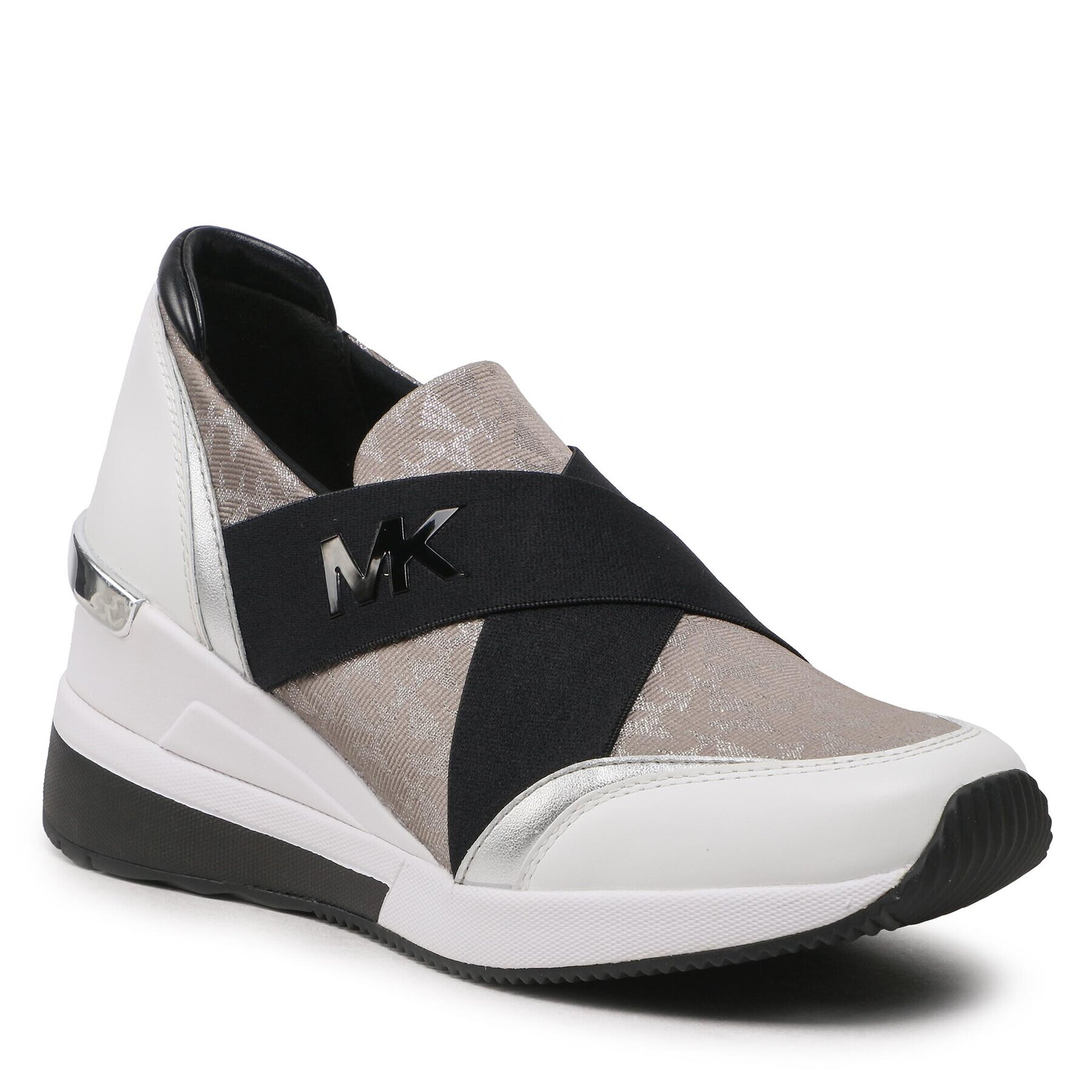 MICHAEL Michael Kors Sneakers Geena Slip On Trainer 43F2GNFP3Y Argintiu - Pled.ro