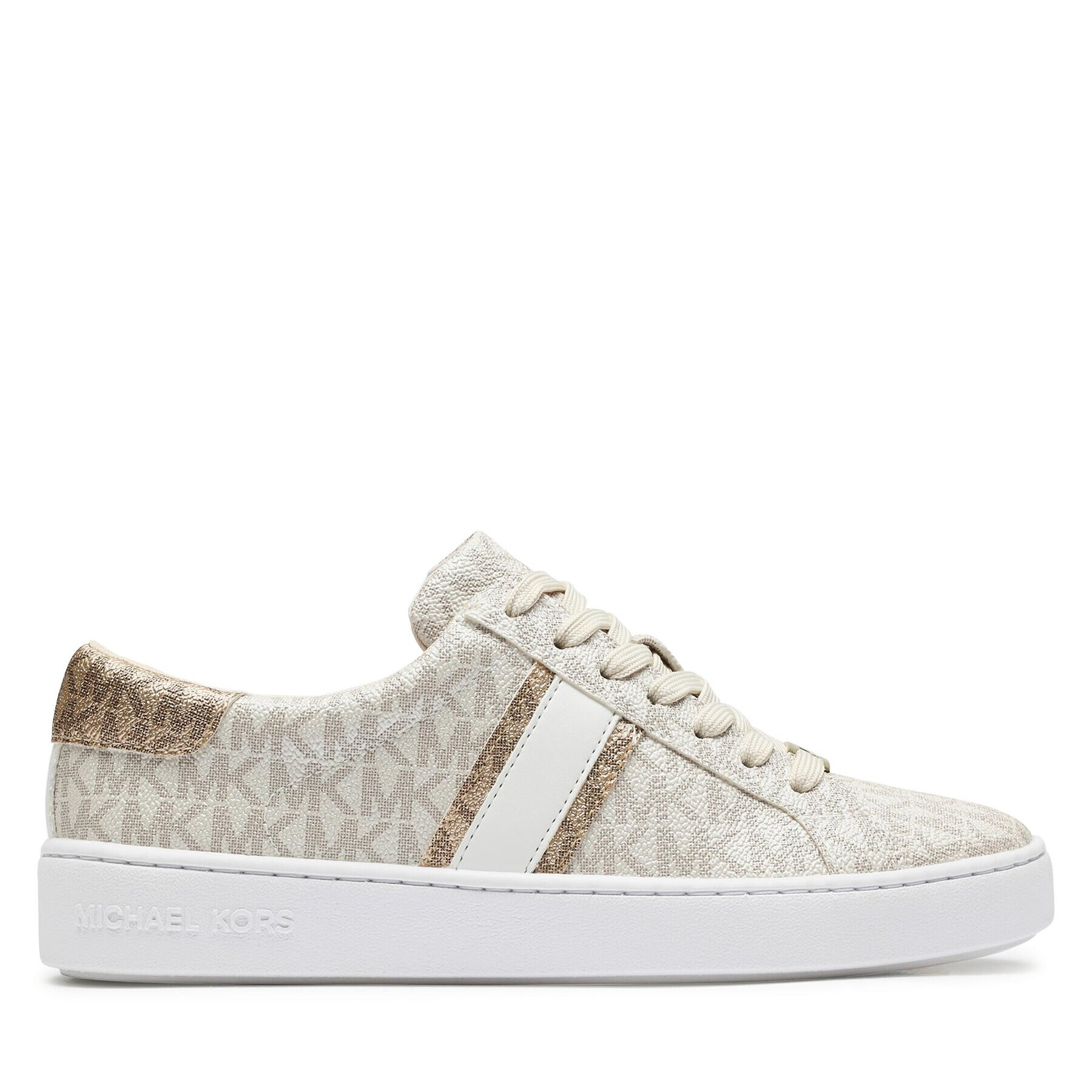 MICHAEL Michael Kors Sneakers Irving Stripe Lace Up 43F3IRFS2B Écru - Pled.ro