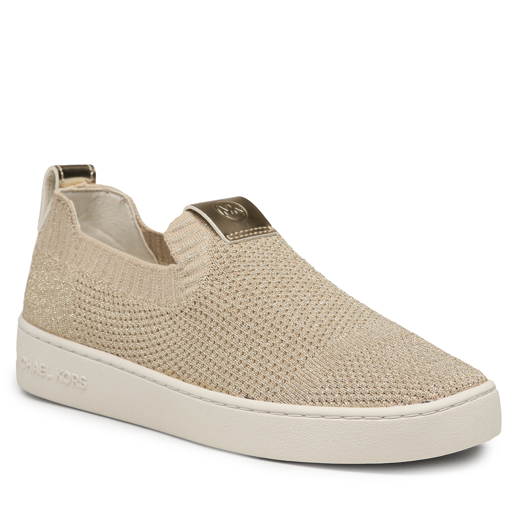 MICHAEL Michael Kors Sneakers Juno Knit Slip On 43R3JUFSAM Auriu - Pled.ro