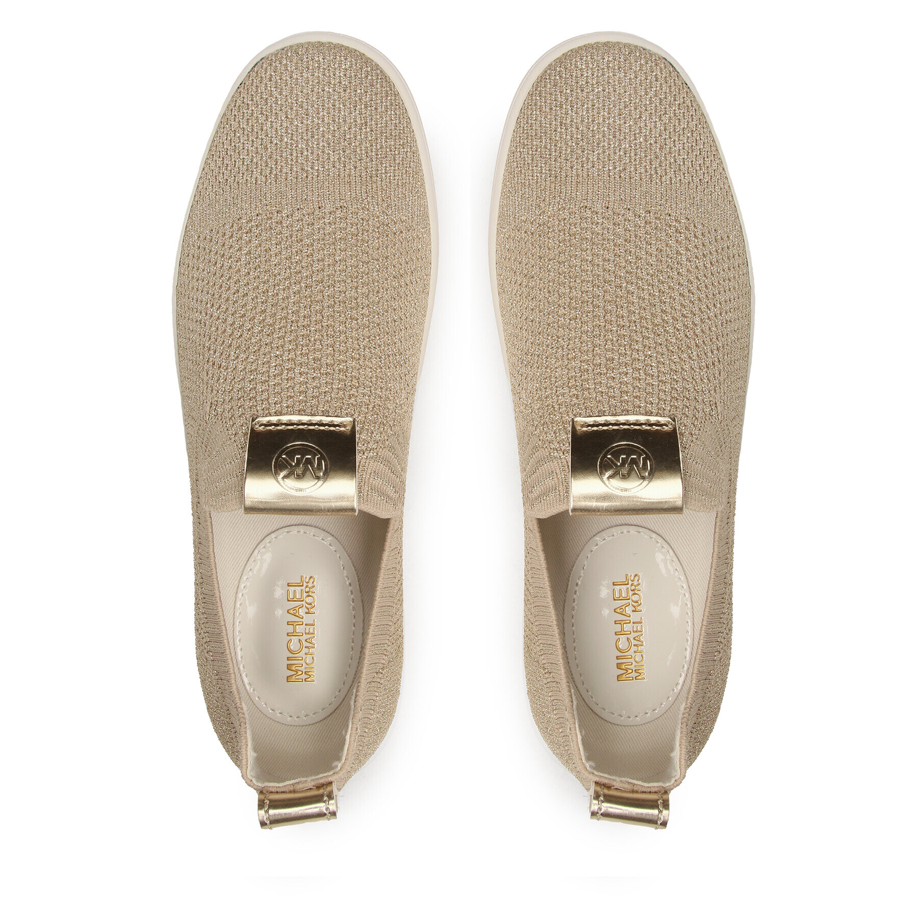 MICHAEL Michael Kors Sneakers Juno Knit Slip On 43R3JUFSAM Auriu - Pled.ro