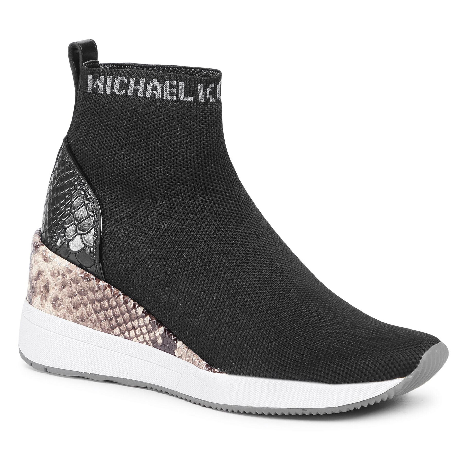 MICHAEL Michael Kors Sneakers Skyler Bootie 43F0SKFE7D Negru - Pled.ro