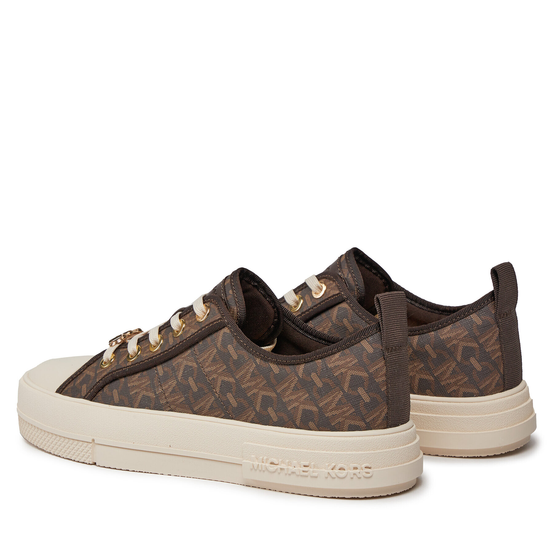 MICHAEL Michael Kors Teniși Evy Lace Up 43H3EYFS1B Maro - Pled.ro