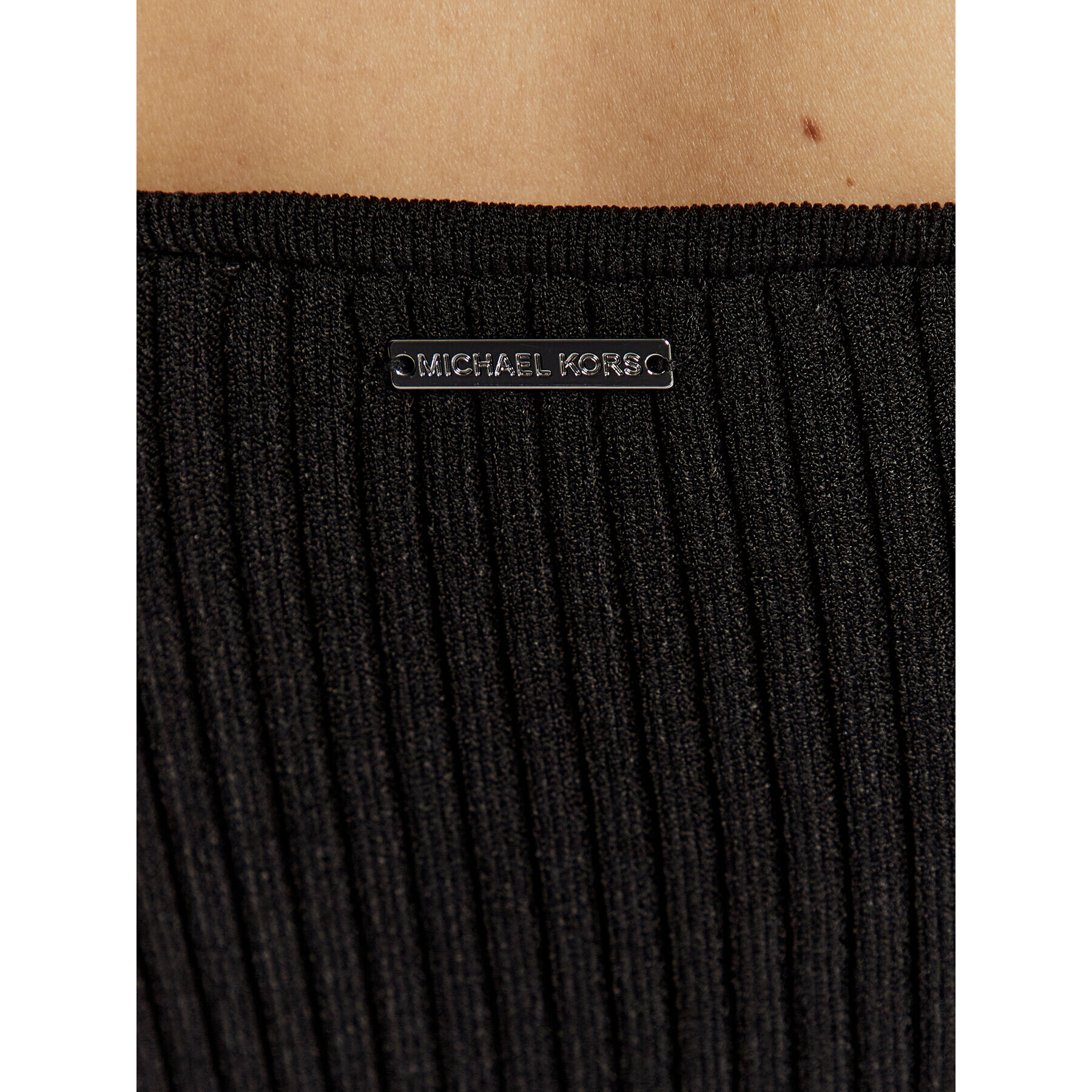 MICHAEL Michael Kors Top MS360MQ33D Negru Slim Fit - Pled.ro