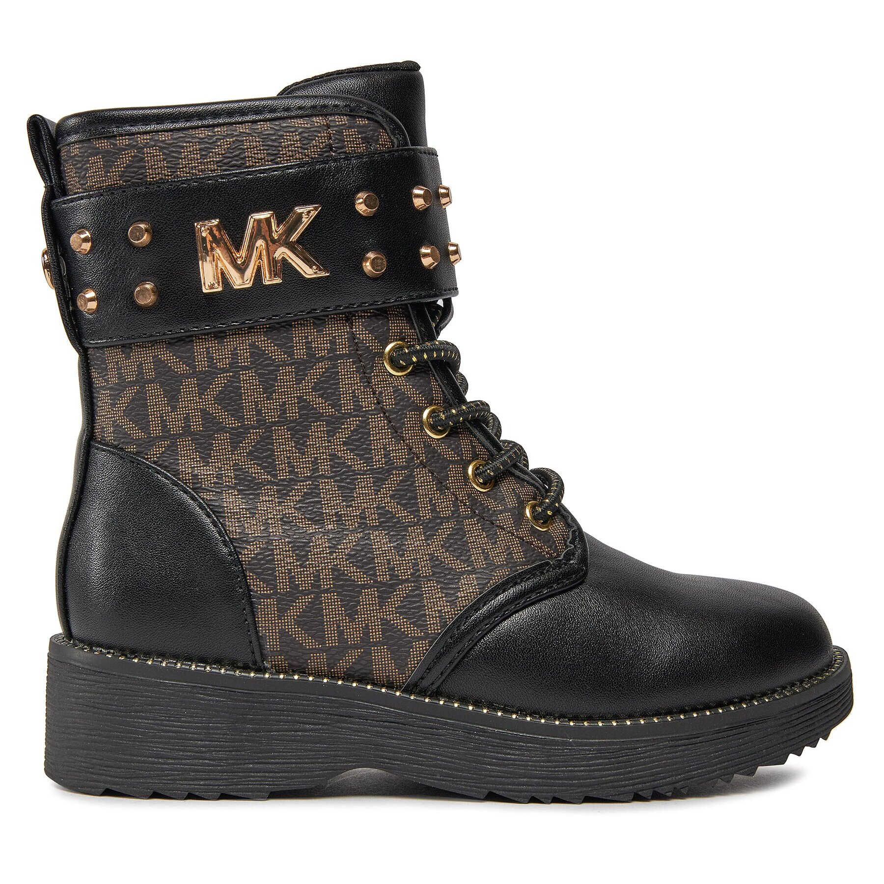 MICHAEL Michael Kors Trappers Haskell Studs MK100794 Negru - Pled.ro