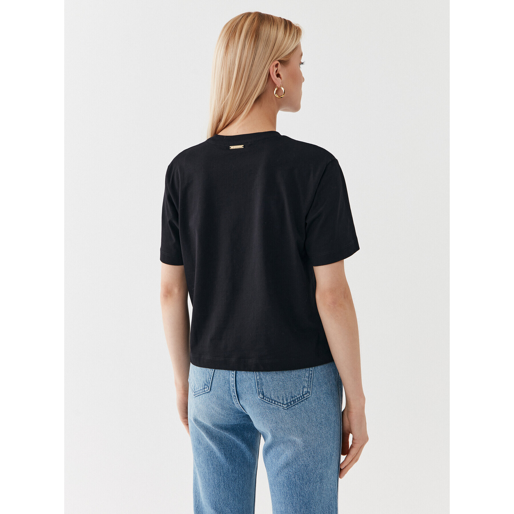 MICHAEL Michael Kors Tricou MF3513297J Negru Relaxed Fit - Pled.ro