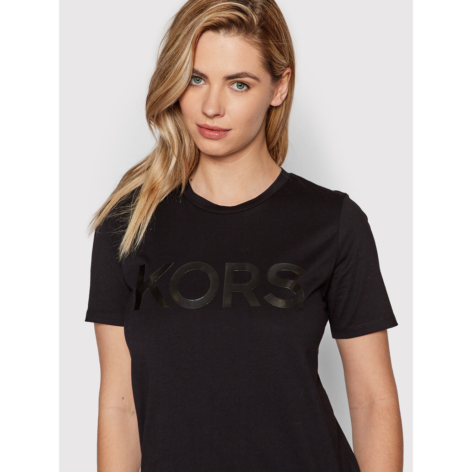 MICHAEL Michael Kors Tricou MS150BJ97J Negru Regular Fit - Pled.ro