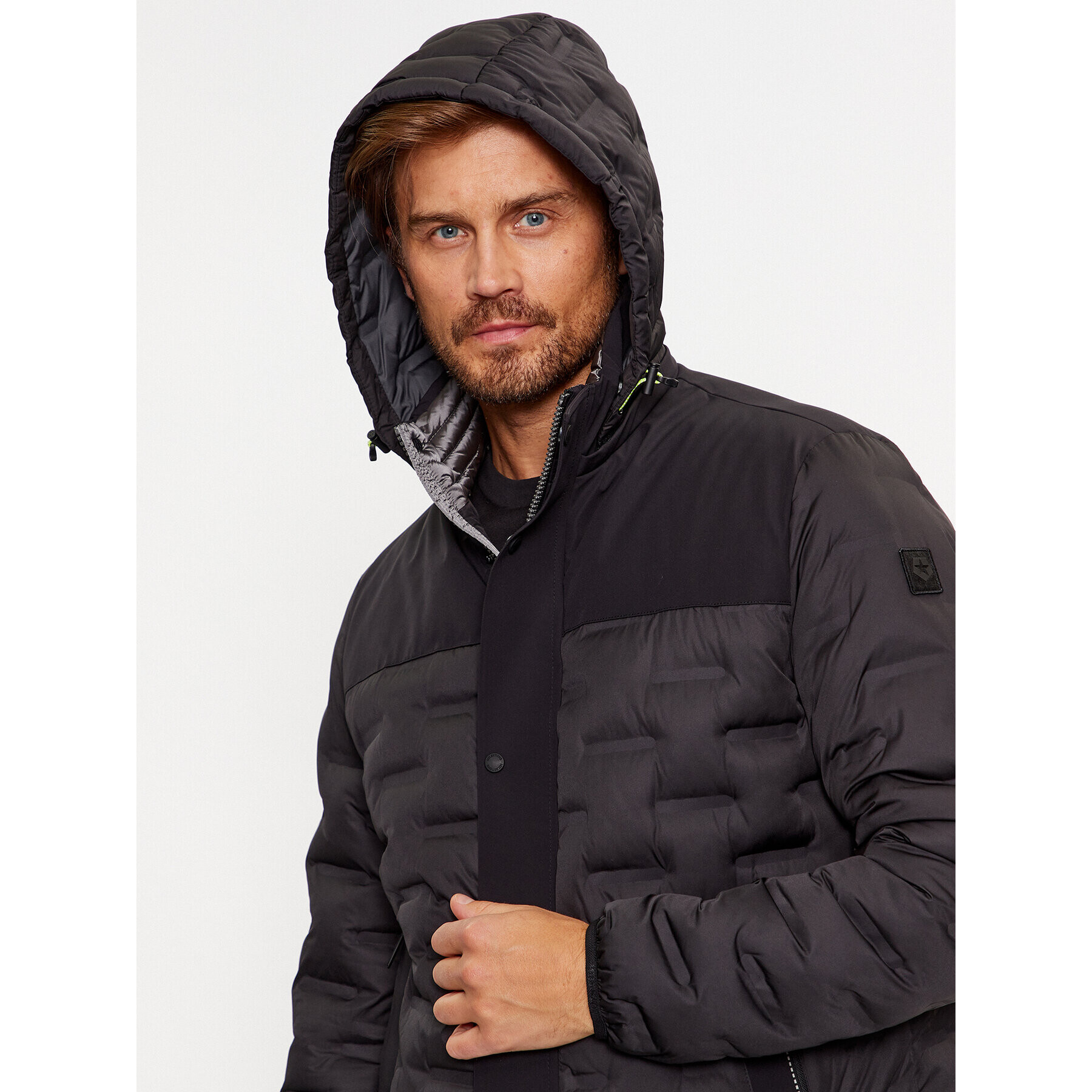 Milestone Geacă din puf Remigo 330341 60380 Negru Regular Fit - Pled.ro