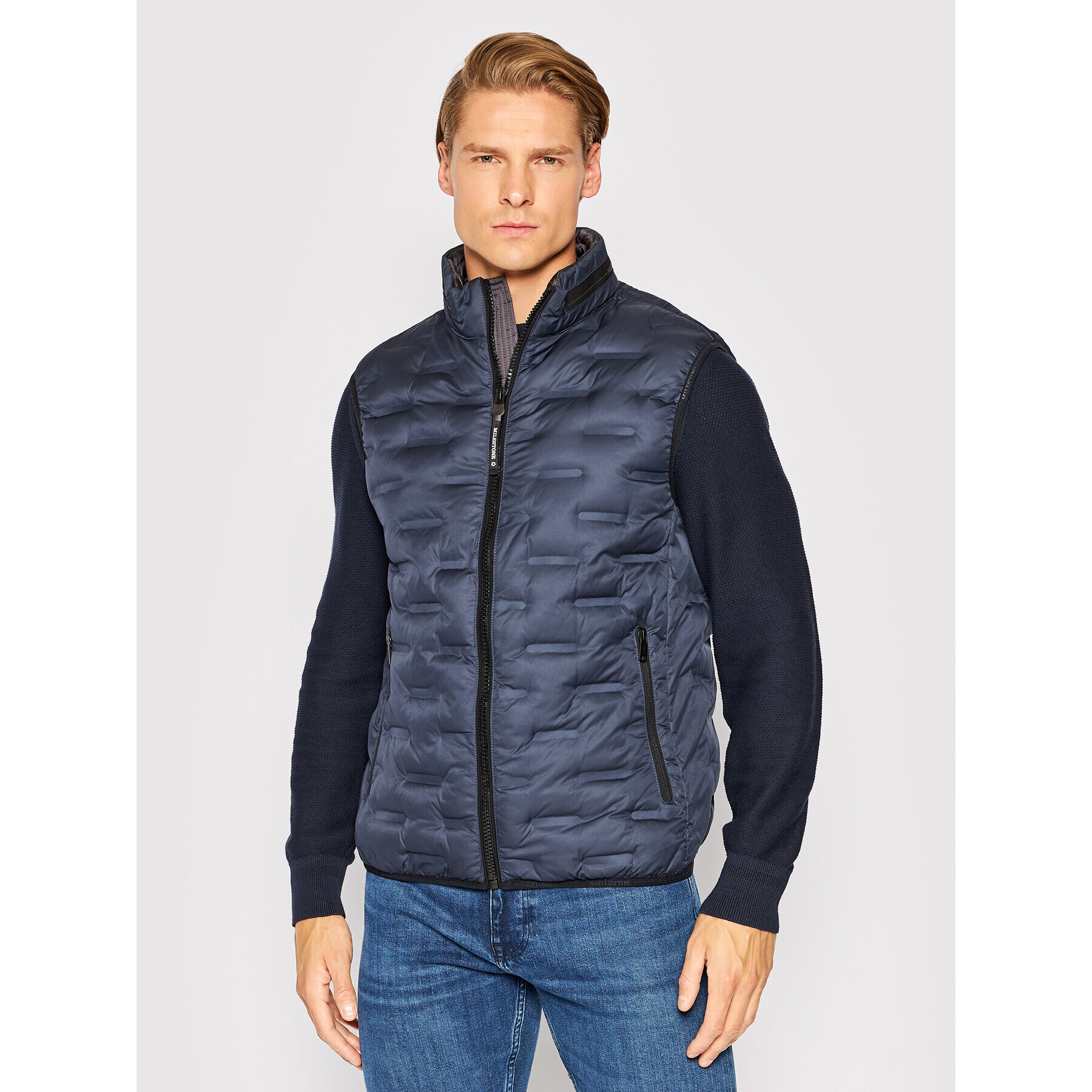 Milestone Vestă Malcom 230341 60160 Bleumarin Regular Fit - Pled.ro