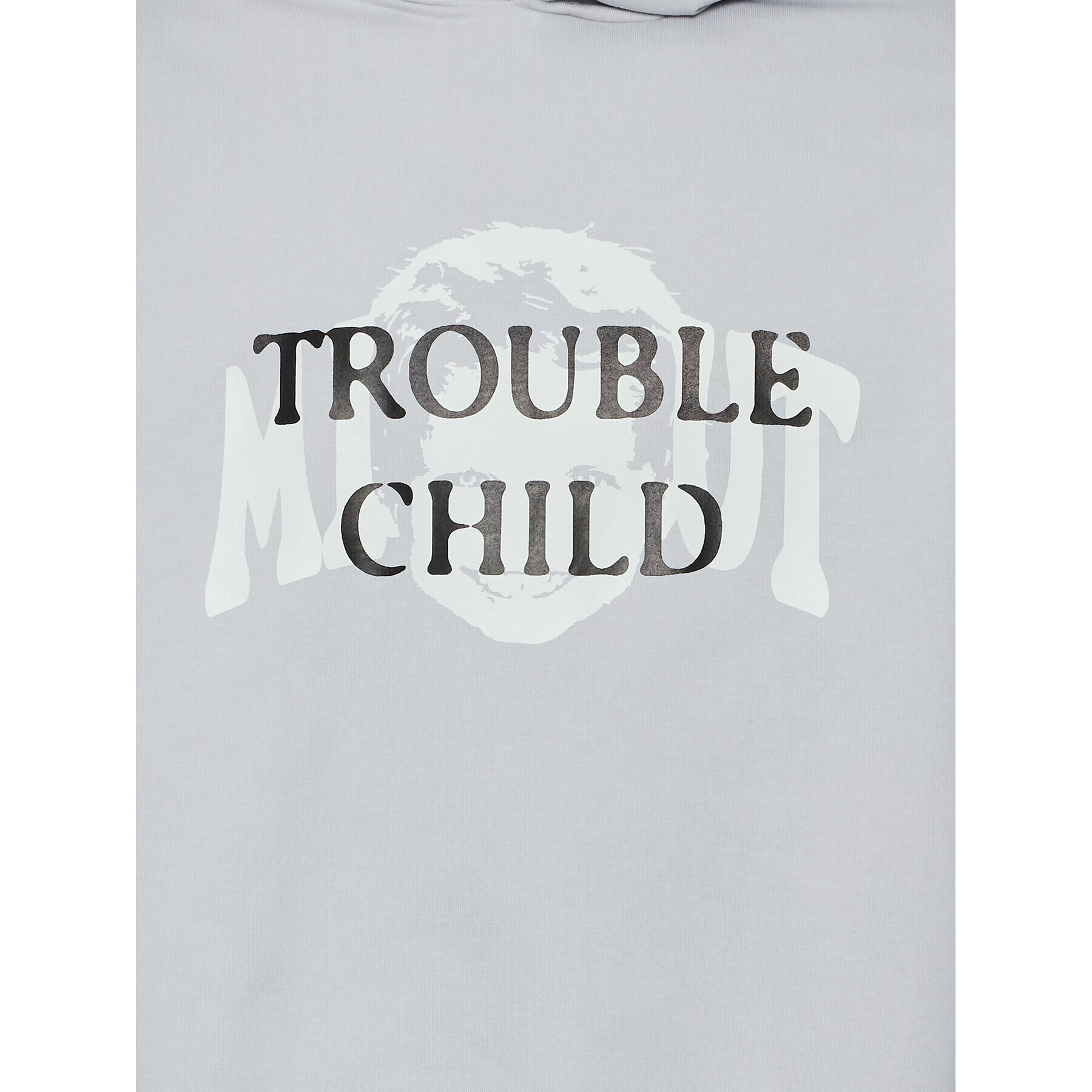 Mindout Bluză Unisex Trouble Child Gri Oversize - Pled.ro