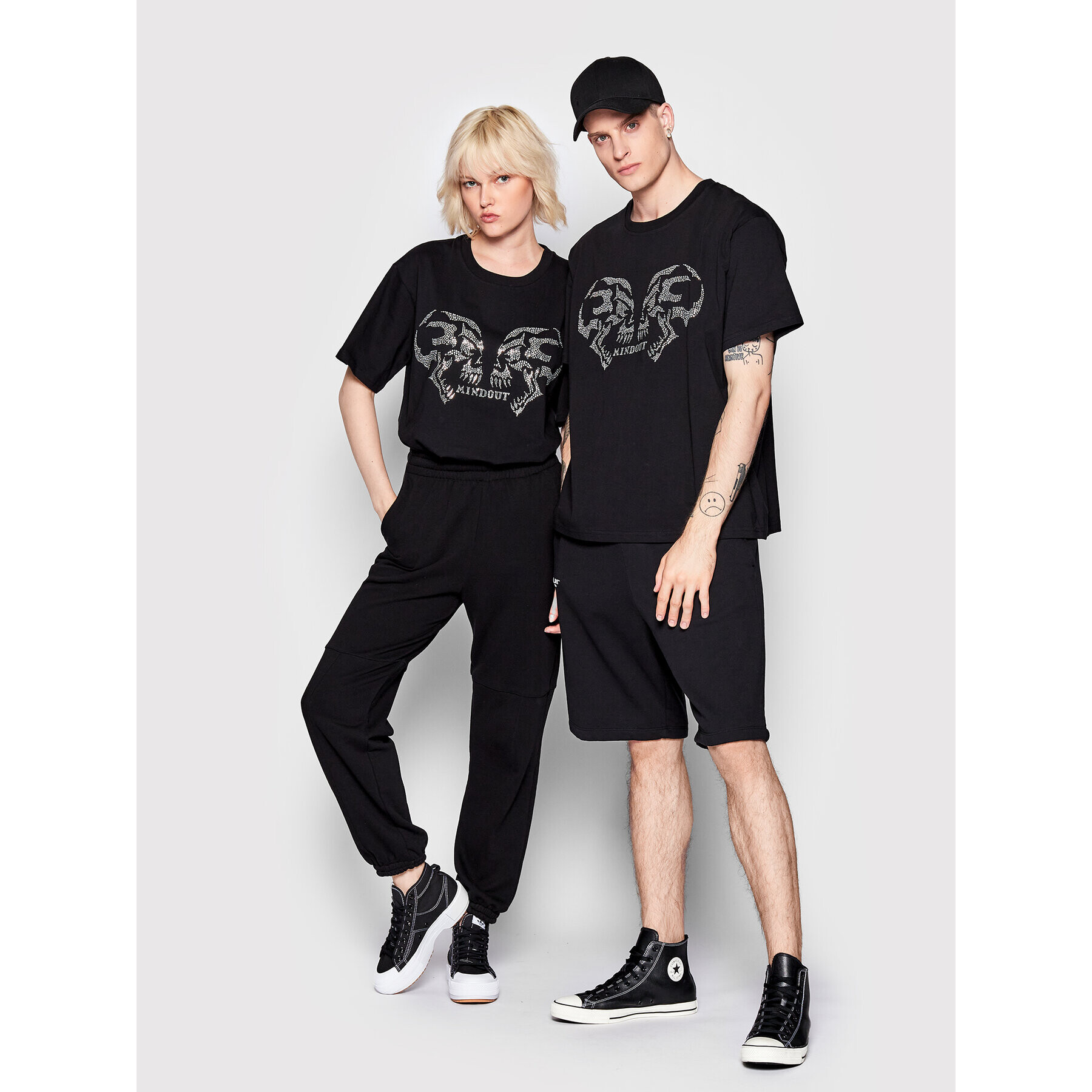 Mindout Tricou Unisex Rage Negru Oversize - Pled.ro