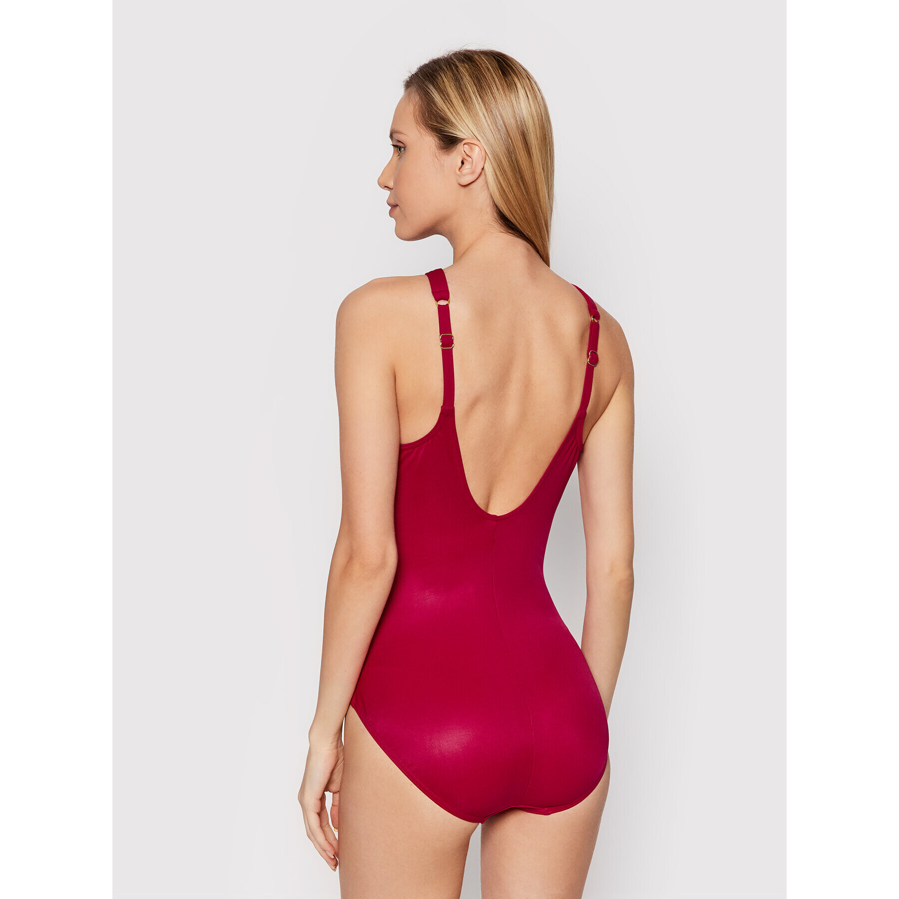 Miraclesuit Costum de baie Rock Solid Aphrodite Tummy Control 6523079 Roșu - Pled.ro