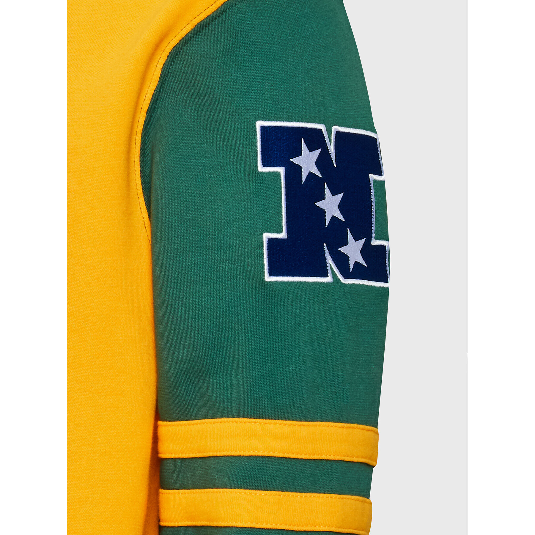 Mitchell & Ness Bluză FCPO3400 Galben Regular Fit - Pled.ro