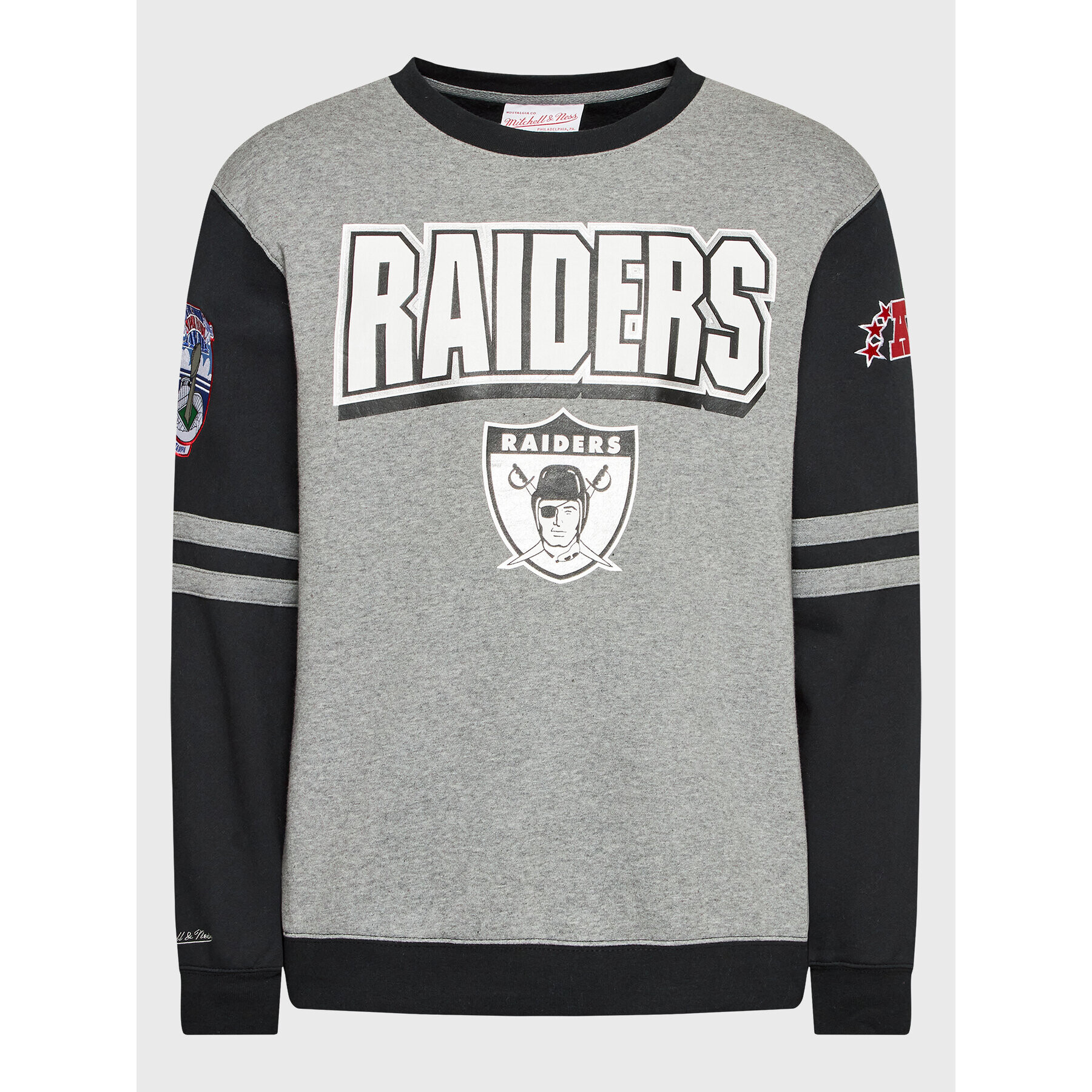 Mitchell & Ness Bluză FCPO3400 Gri Regular Fit - Pled.ro