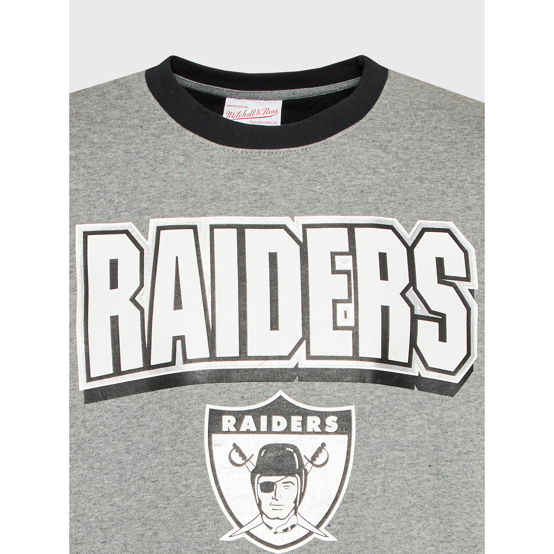 Mitchell & Ness Bluză FCPO3400 Gri Regular Fit - Pled.ro