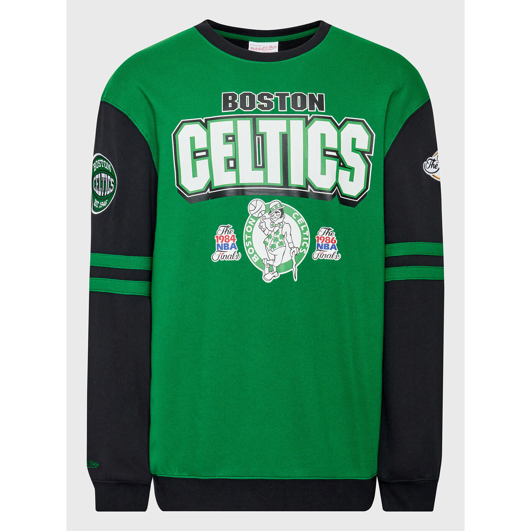 Mitchell & Ness Bluză FCPO3400 Verde Regular Fit - Pled.ro