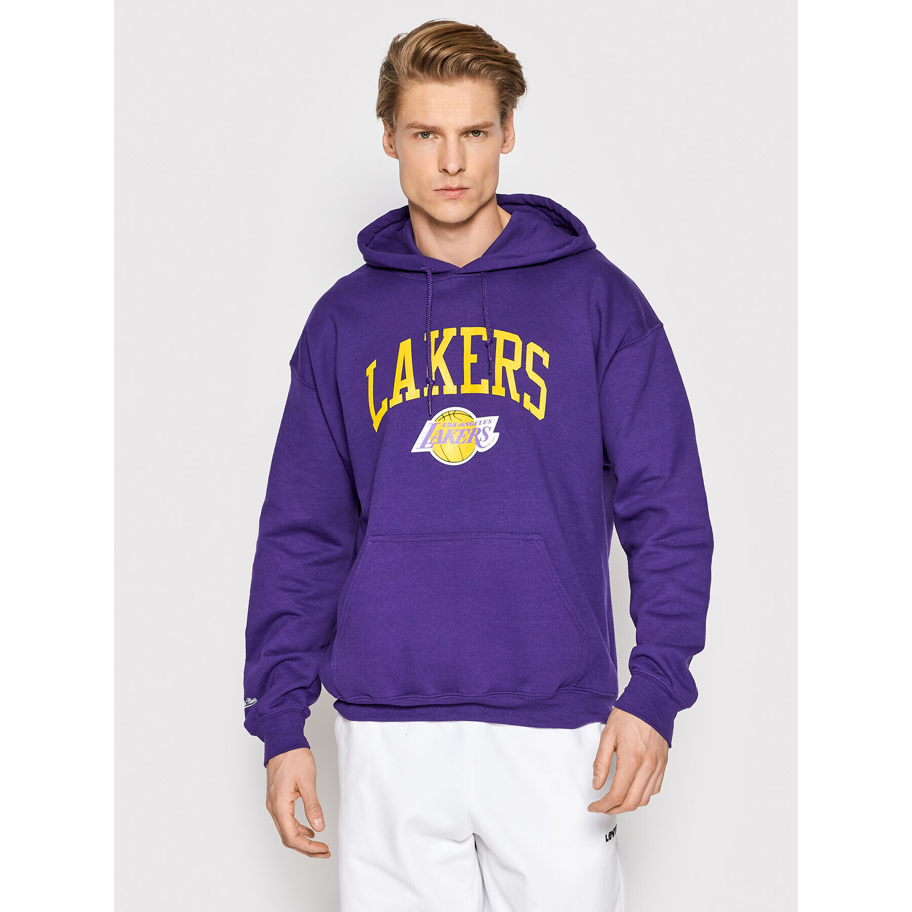 Mitchell & Ness Bluză HDSSINTL104 Violet Regular Fit - Pled.ro