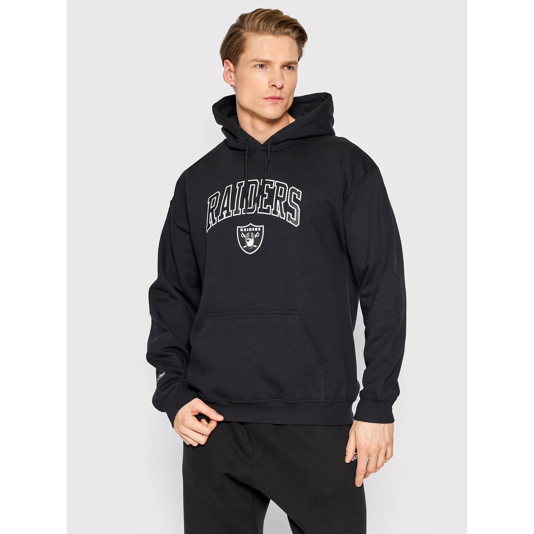 Mitchell & Ness Bluză HDSSINTL106 Negru Regular Fit - Pled.ro