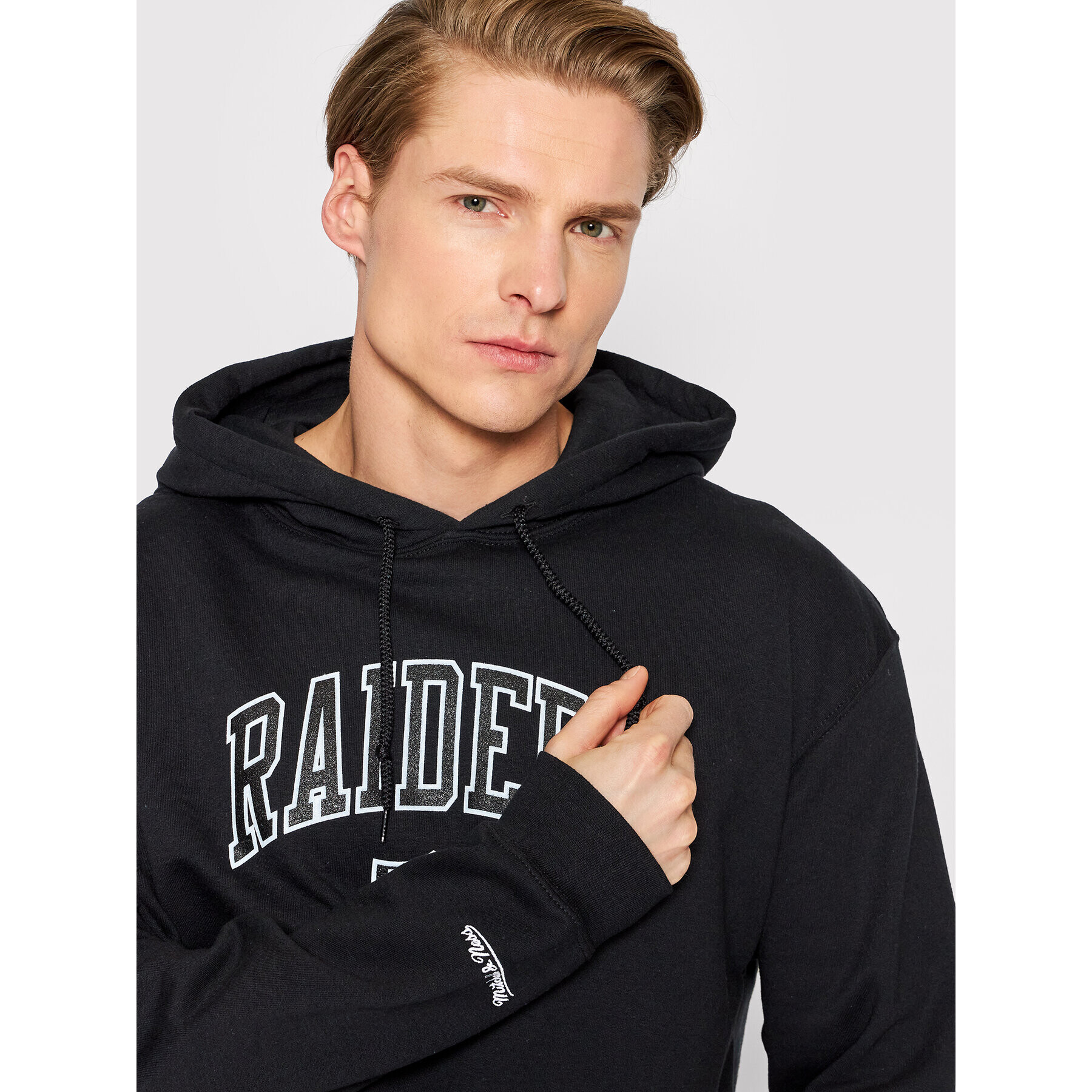 Mitchell & Ness Bluză HDSSINTL106 Negru Regular Fit - Pled.ro