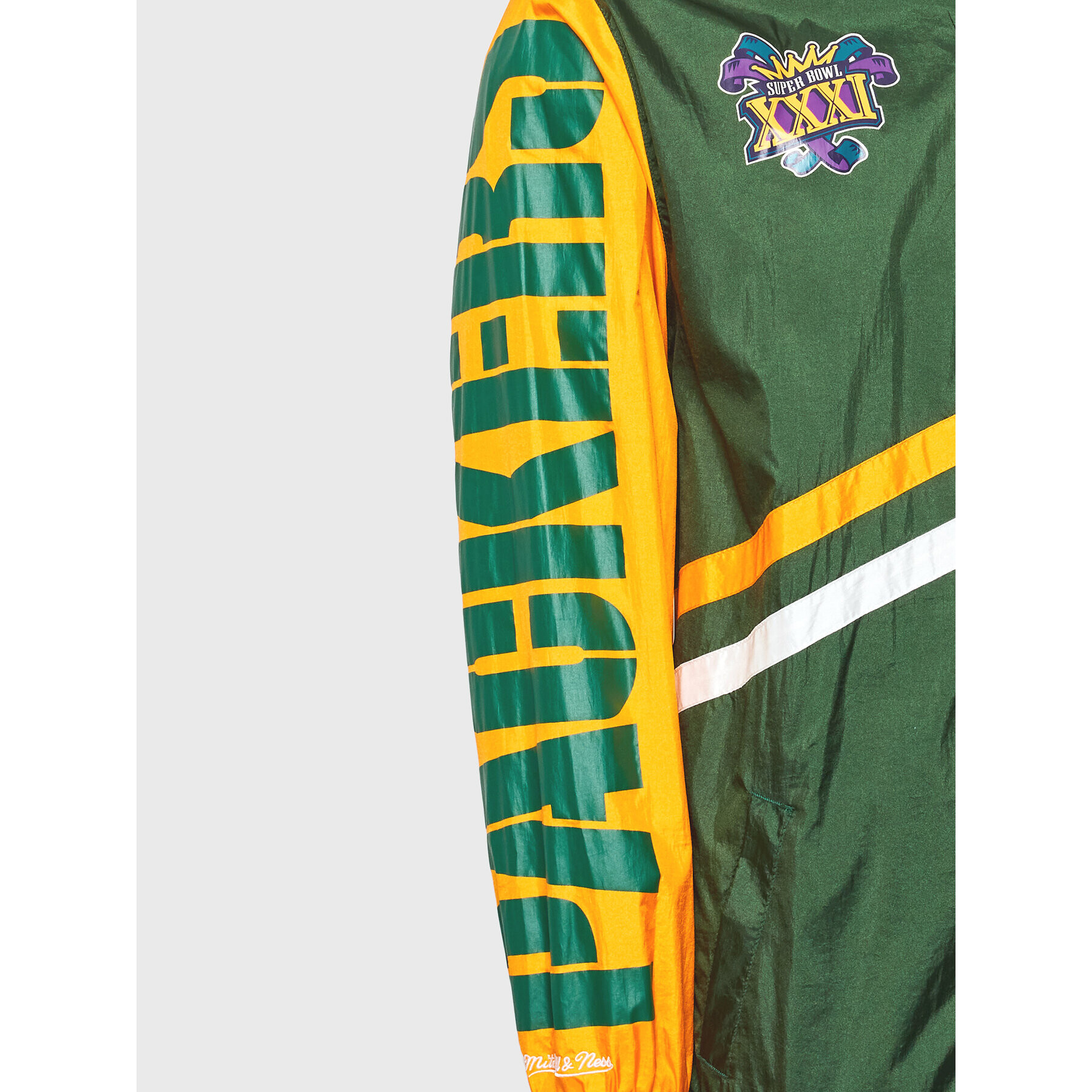 Mitchell & Ness Geacă de vânt OJZP3409 Verde Regular Fit - Pled.ro