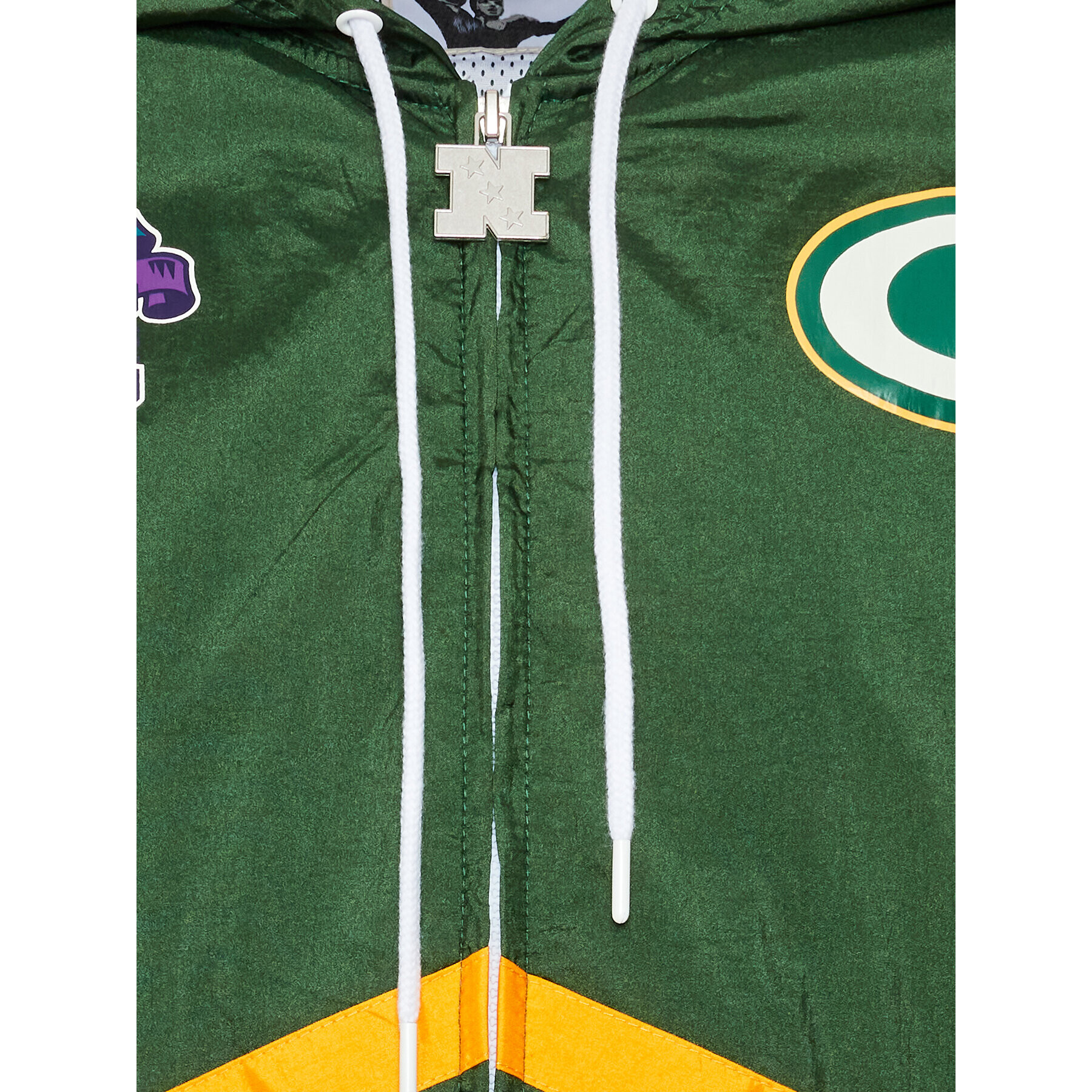 Mitchell & Ness Geacă de vânt OJZP3409 Verde Regular Fit - Pled.ro