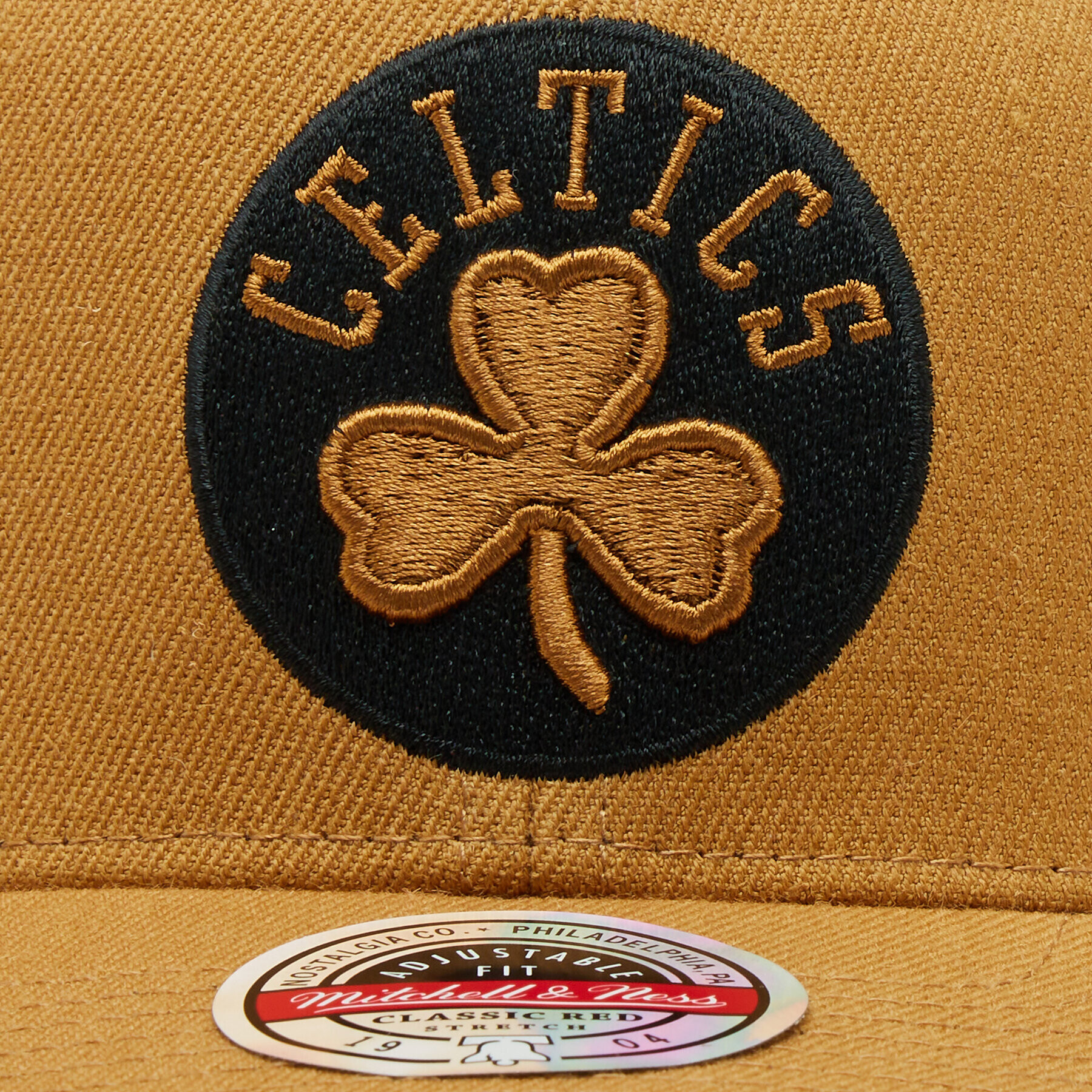 Mitchell & Ness Șapcă Boston Celtics 6HSSINTL980 Bej - Pled.ro