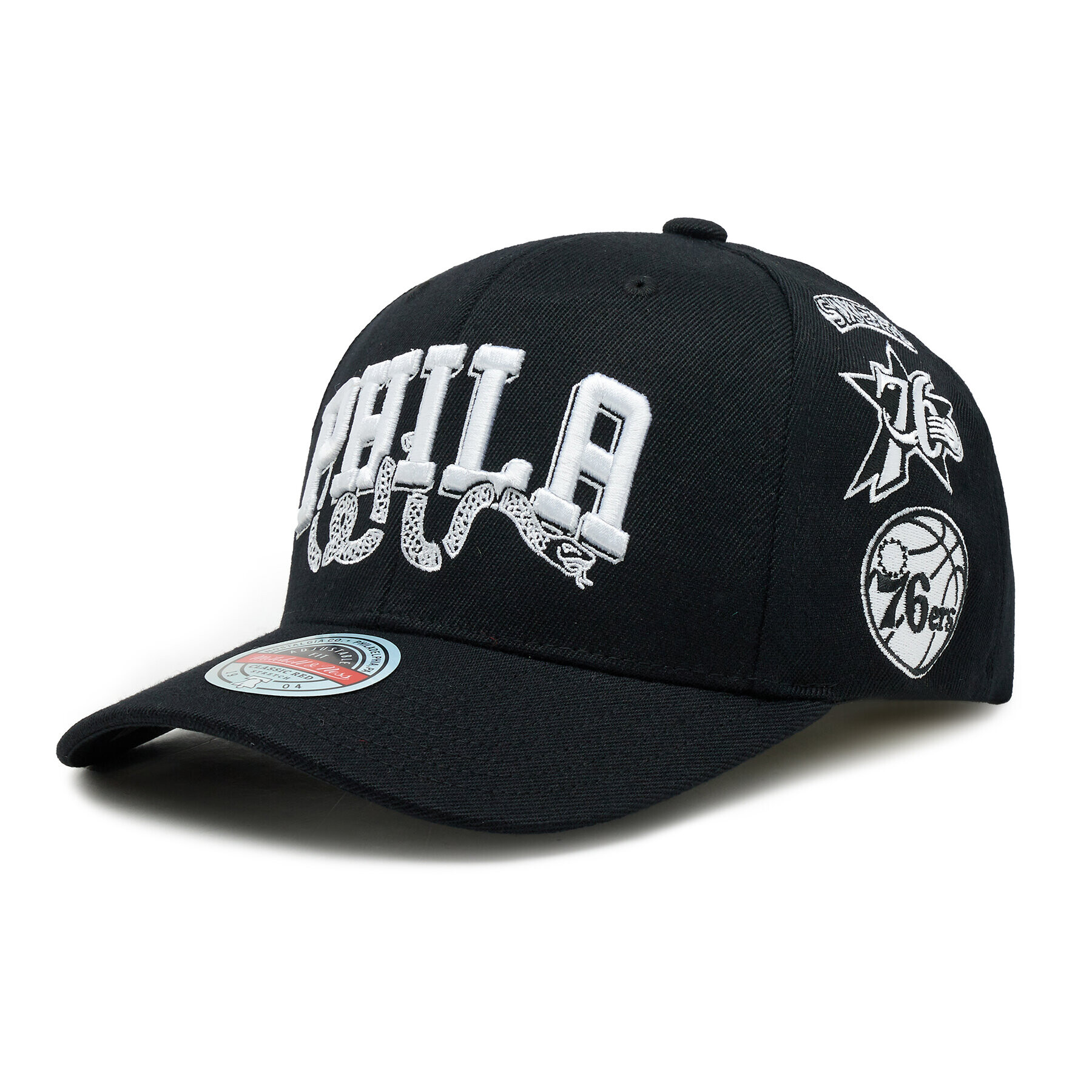 Mitchell & Ness Șapcă Philadelphia 6HSSFH21HW009 Negru - Pled.ro