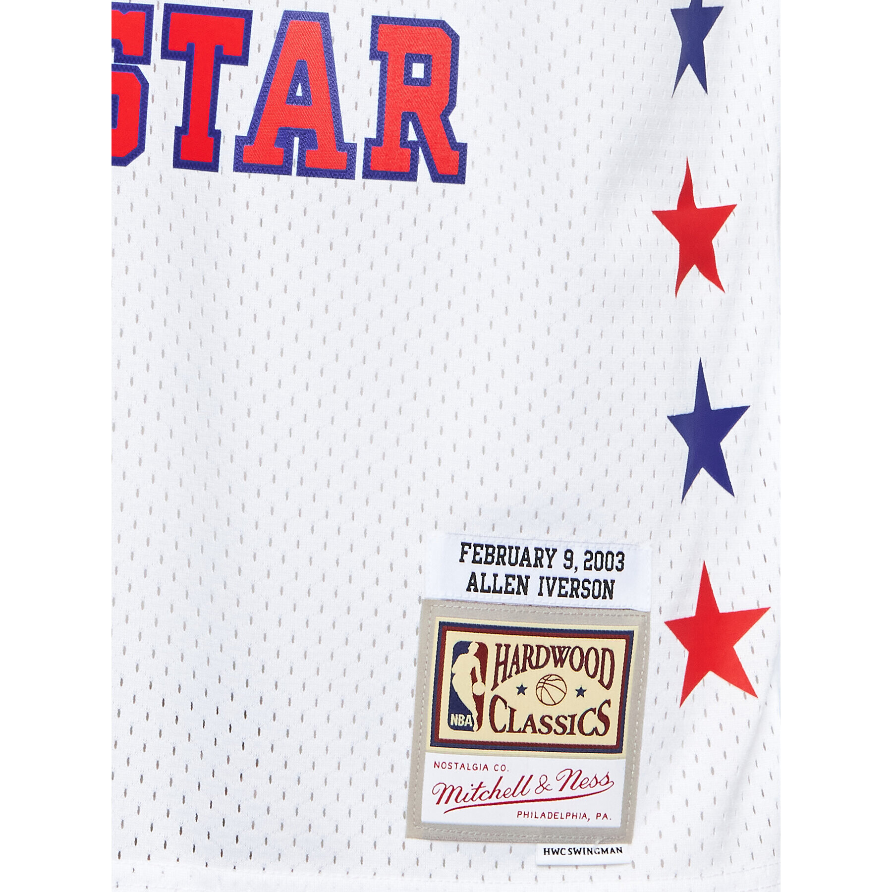 Mitchell & Ness Tank top SMJY5292 Alb Regular Fit - Pled.ro